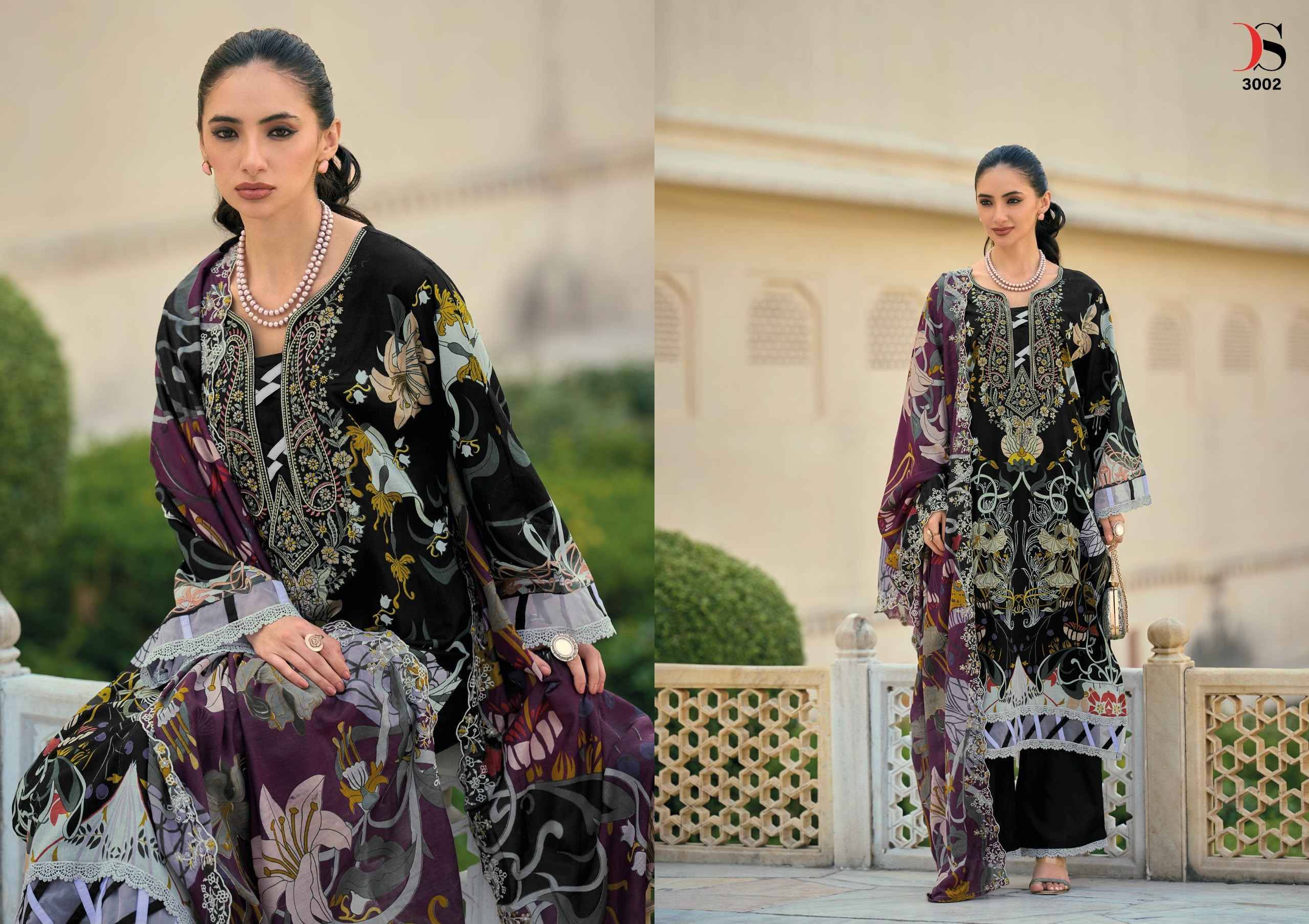 Deepsy Bin Saeed Mini Vol 3 Cotton Dress Material 8 pcs Catalog | Surat Wholesale Bazaar