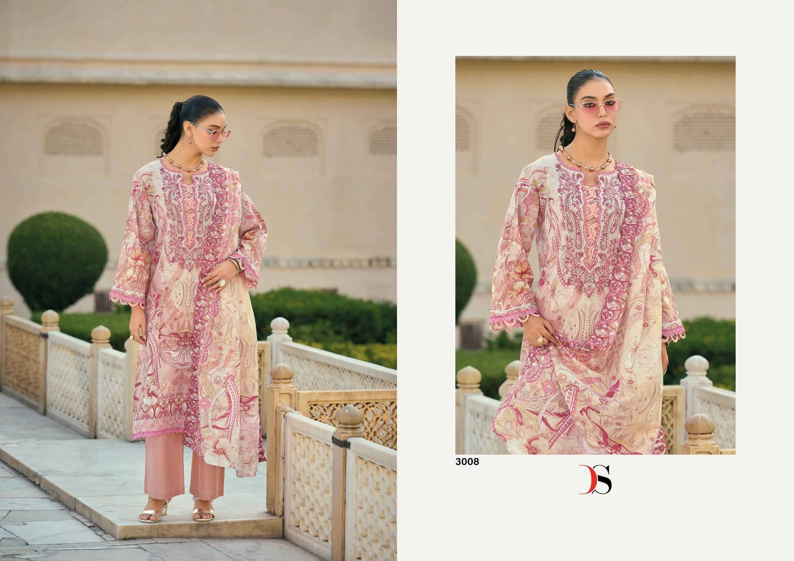 Deepsy Bin Saeed Mini Vol 3 Cotton Dress Material 8 pcs Catalog | Surat Wholesale Bazaar