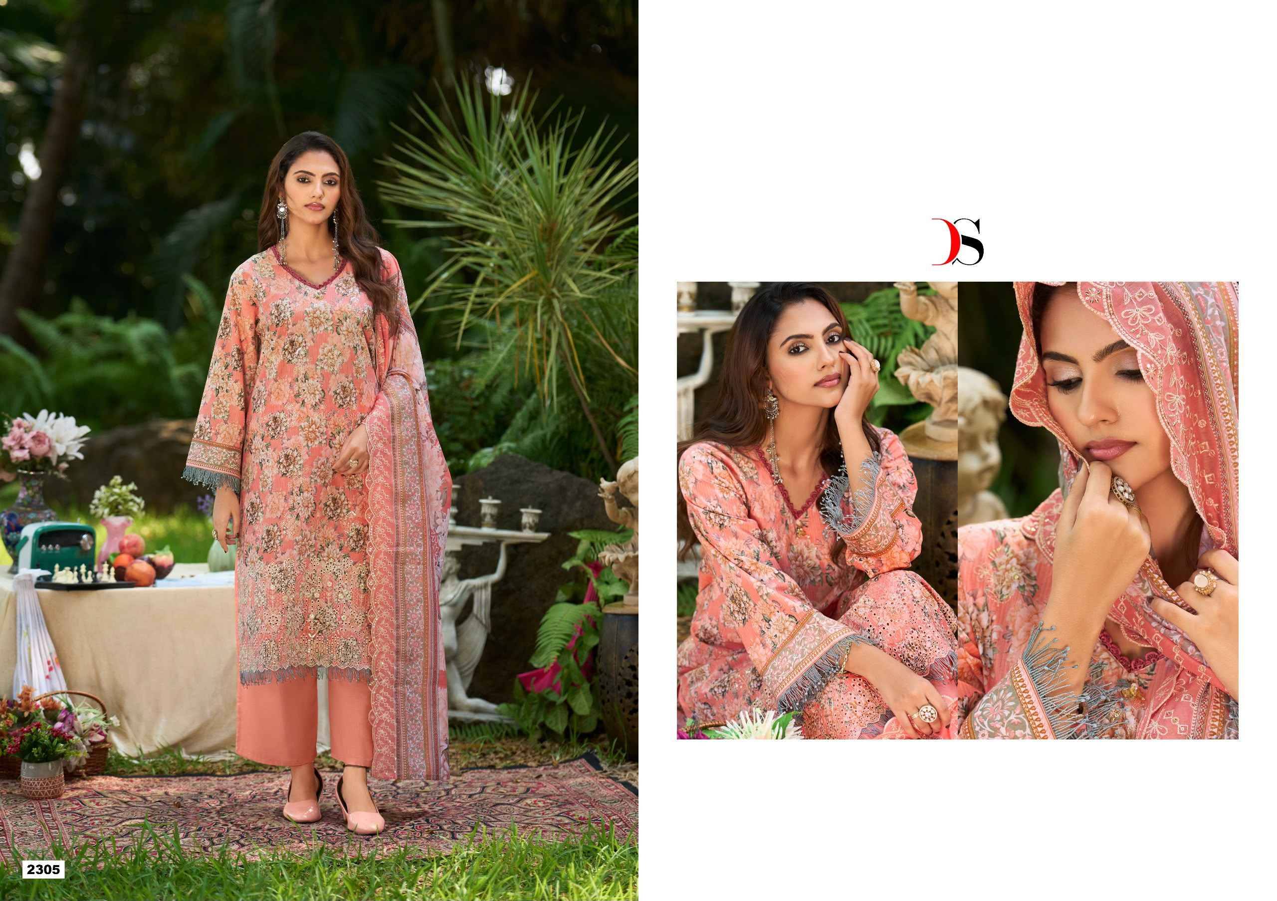 Deepsy Bin Saeed Vol 23 Cotton Dress Material 8 pcs Catalog | Wholesale Online Dealer Surat