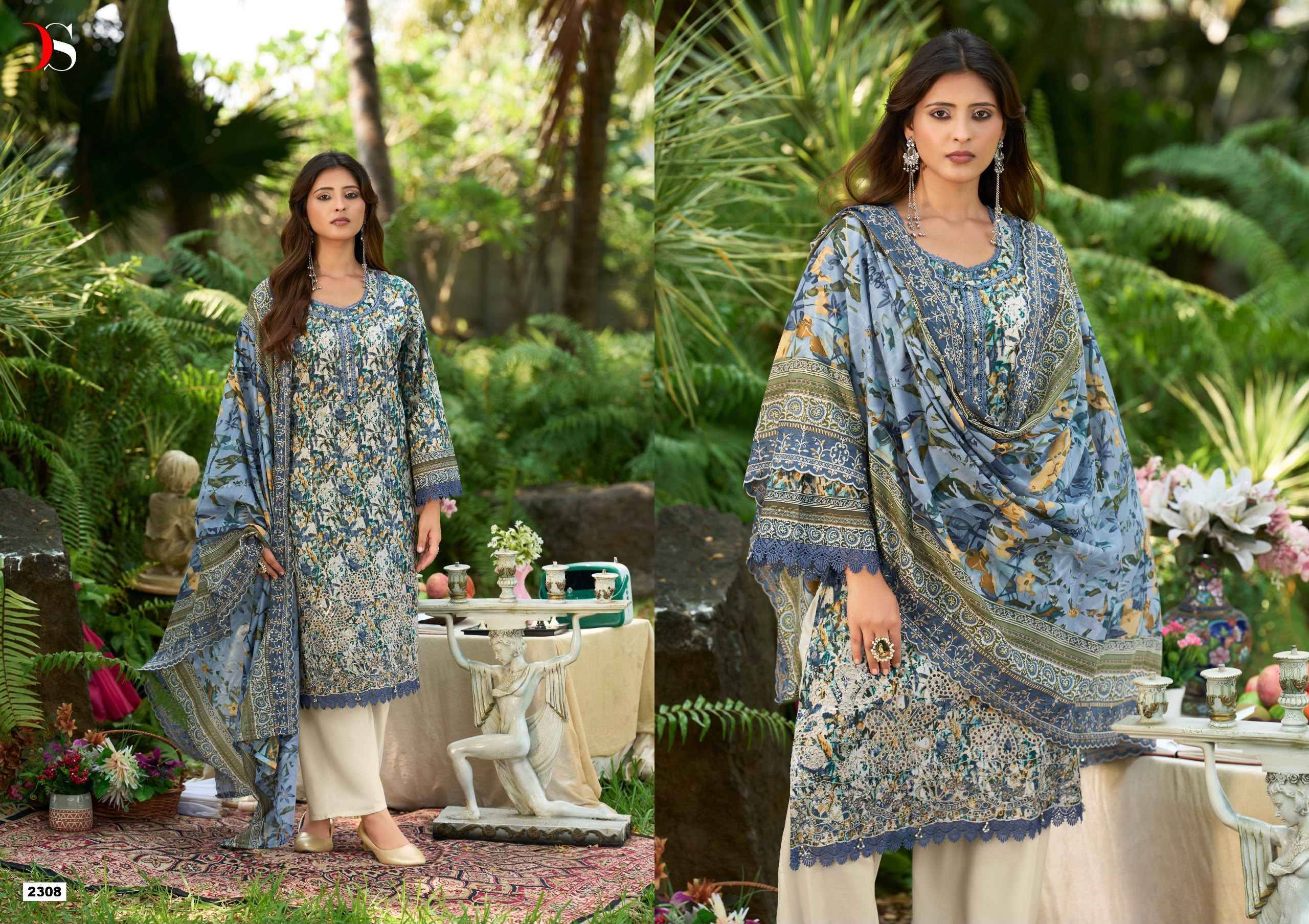 Deepsy Bin Saeed Vol 23 Cotton Dress Material 8 pcs Catalog | Wholesale Online Dealer Surat