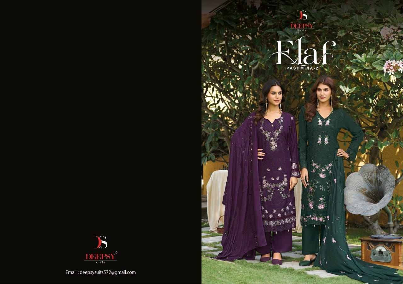 Deepsy Elaf Pashmina Vol 2 Viscouse Pashmina Dress Material 4 pcs Catalog