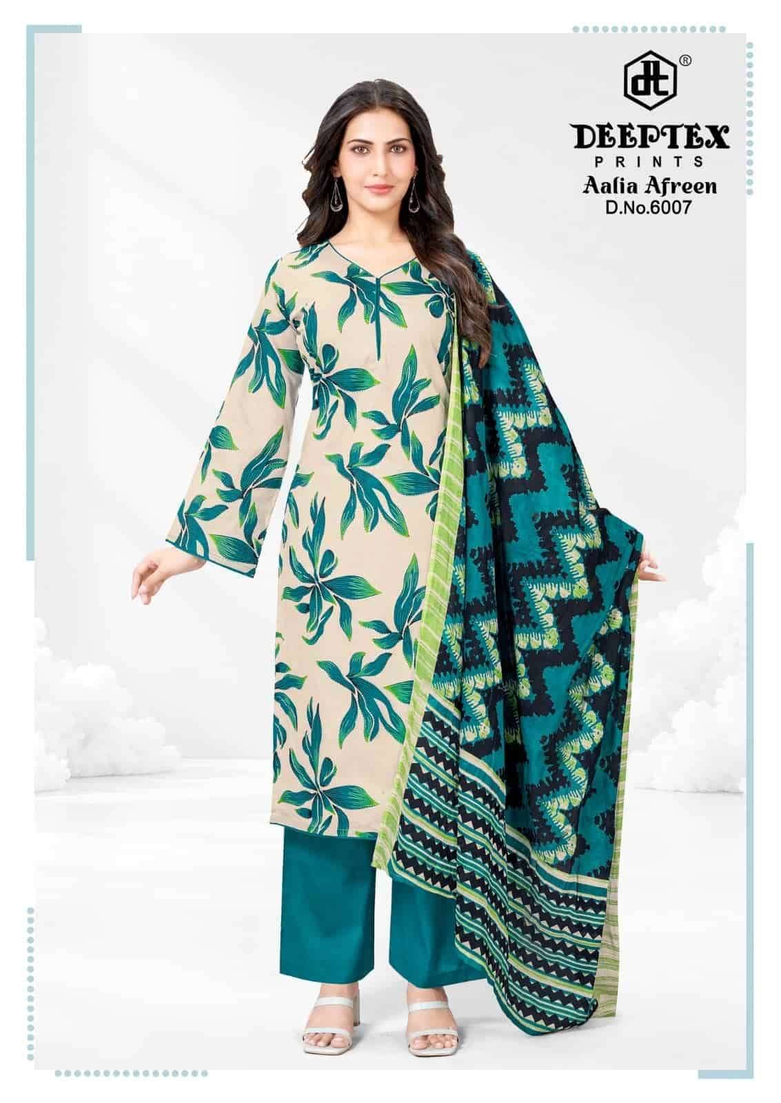 Deeptex Aalia Afreen Vol 6 Pure Cotton Dress Material 8 Pcs Catalog