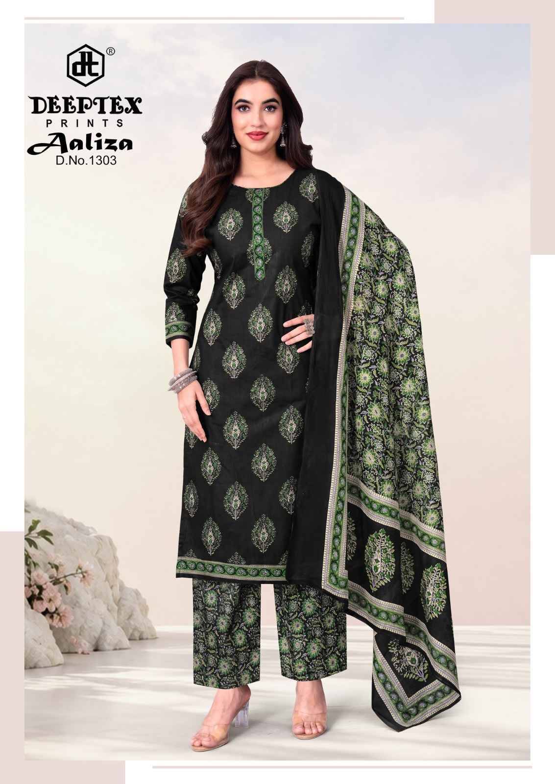 Deeptex Aaliza Vol 13 Cotton Dress Material 10 pcs Catalog | Surat Wholesale Market