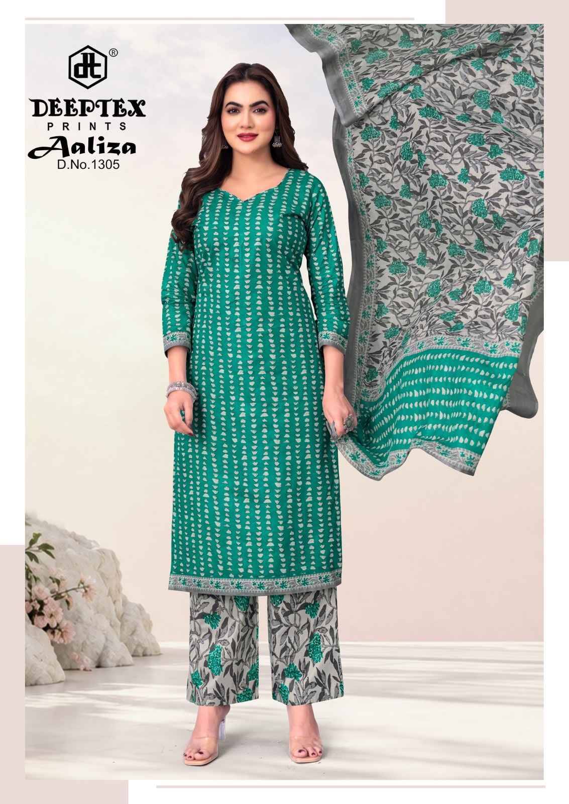 Deeptex Aaliza Vol 13 Cotton Dress Material 10 pcs Catalog | Surat Wholesale Market