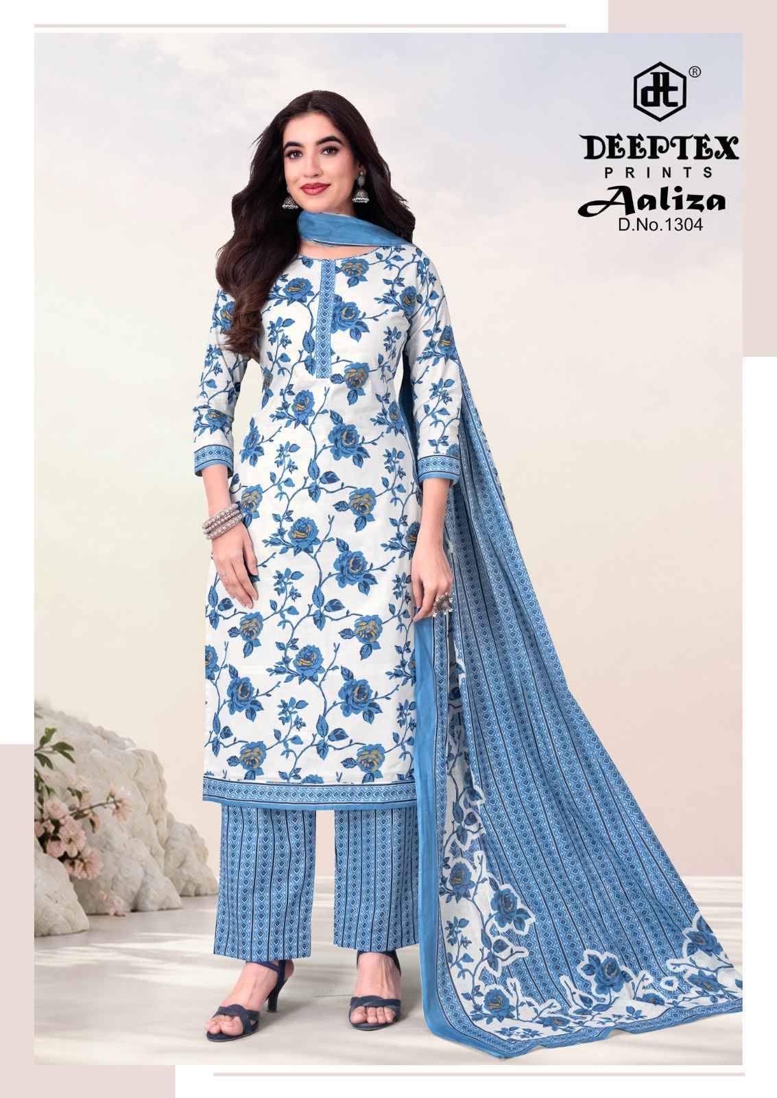 Deeptex Aaliza Vol 13 Cotton Dress Material 10 pcs Catalog | Surat Wholesale Market