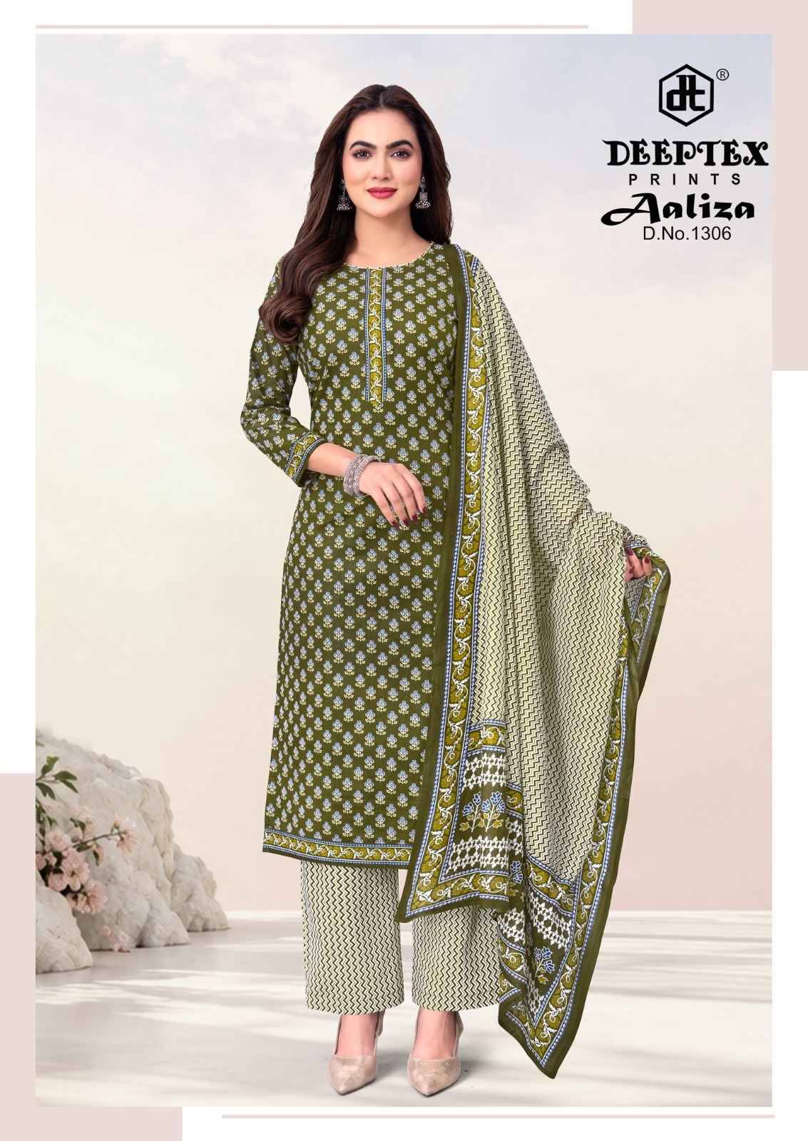 Deeptex Aaliza Vol 13 Cotton Dress Material 10 pcs Catalog | Surat Wholesale Market