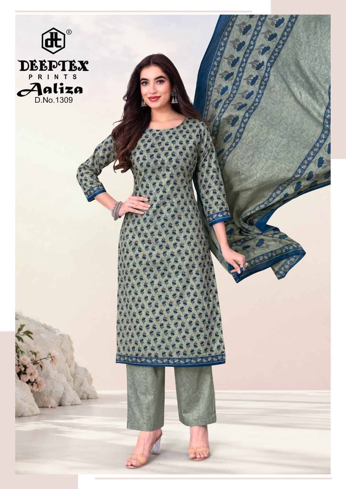 Deeptex Aaliza Vol 13 Cotton Dress Material 10 pcs Catalog | Surat Wholesale Market