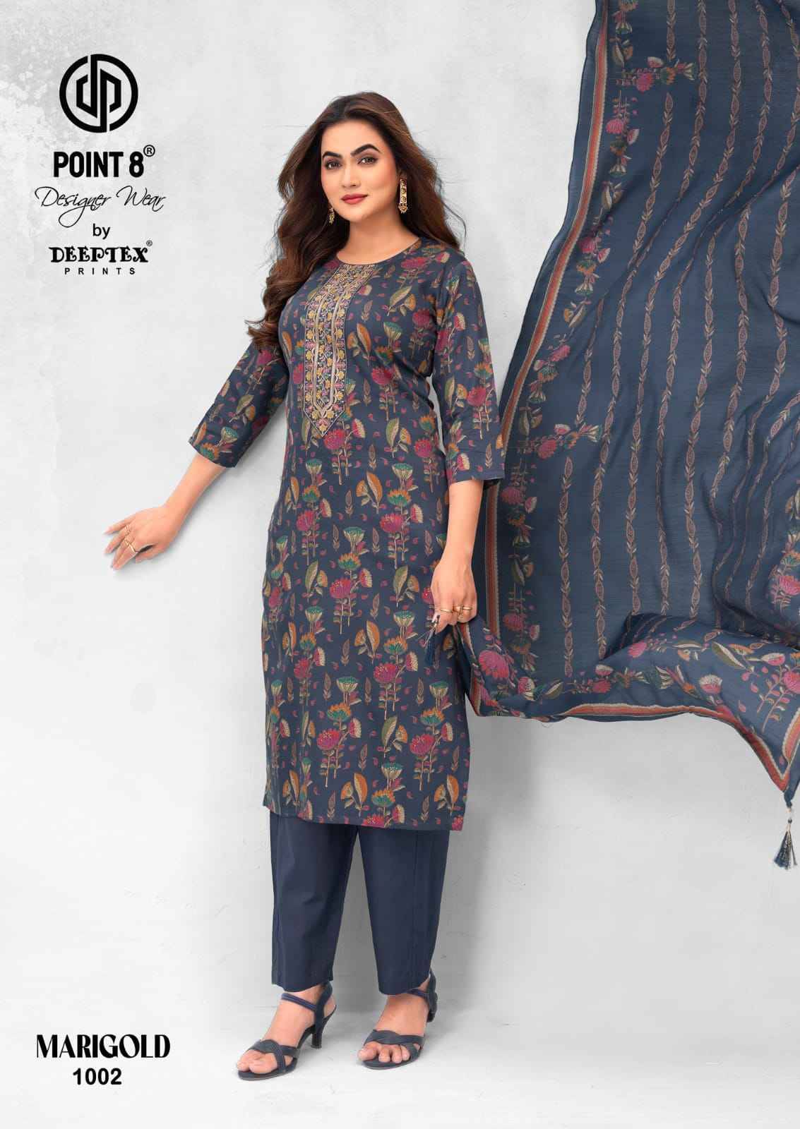 Deeptex Mari Gold Vol 1 Readymade Jam Satin Dress 8 pcs Catalog