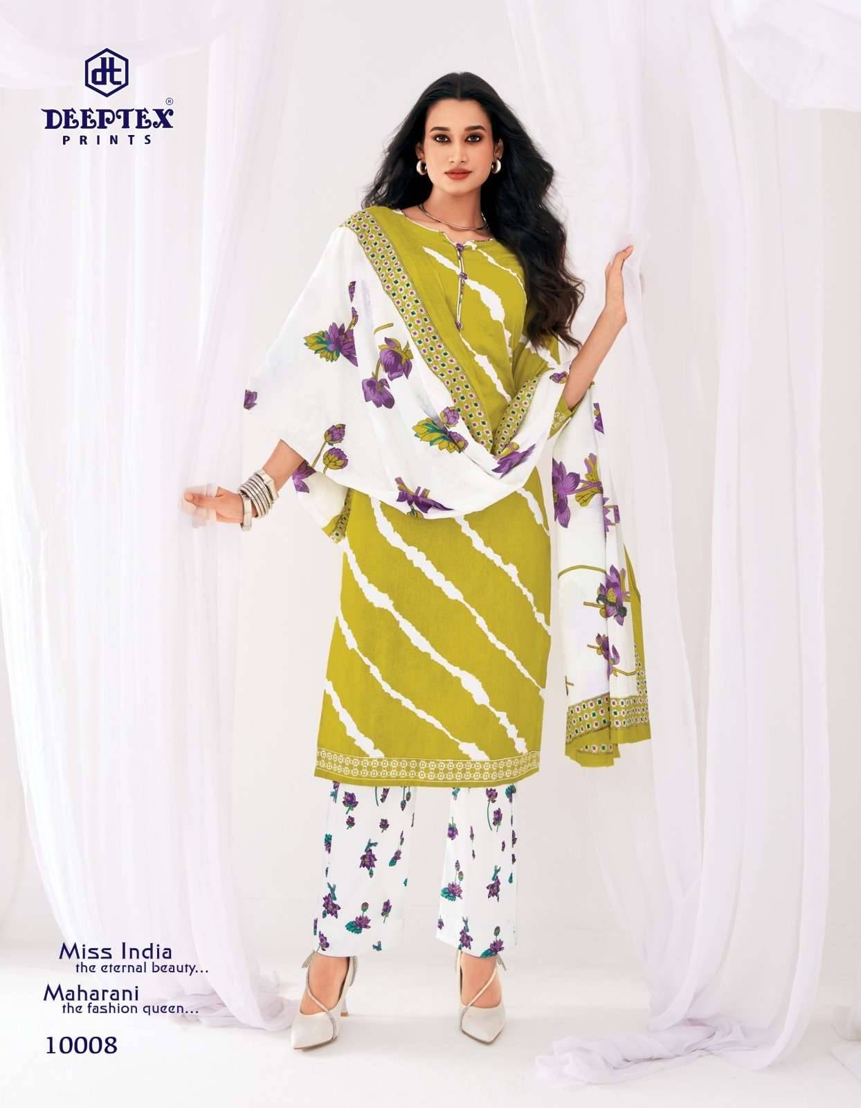 Deeptex Miss India Vol 100 Pure Cotton Readymade Suits 16 pcs Catalog | Wholesale Factory