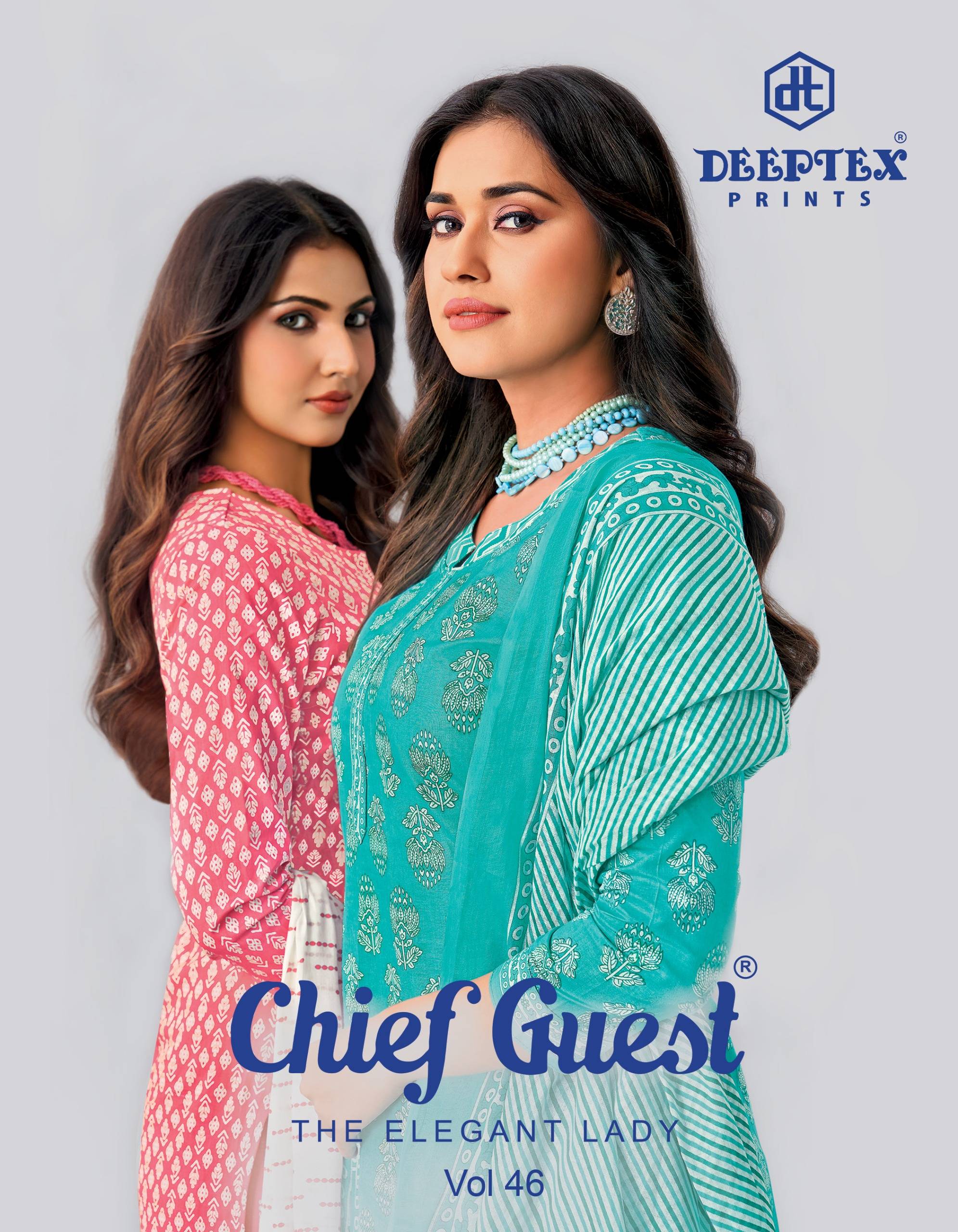 Deeptex Prints Chief Guest Vol 46 Pure Cotton Salwar Kameez 15 Pcs Catalog