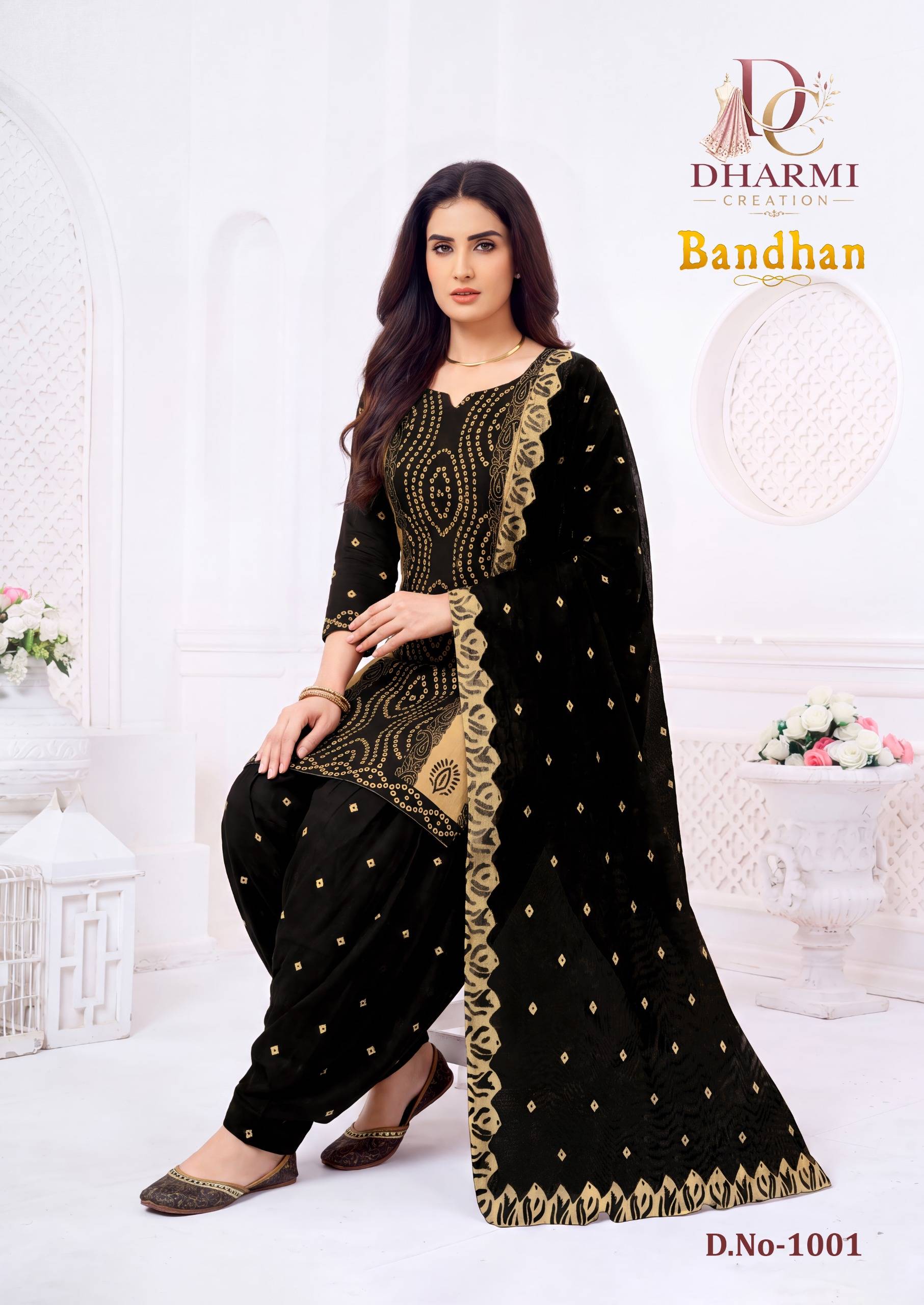 Dharmi Bandhan Pure Cotton Dress Material With Price 10 Pcs Catalog