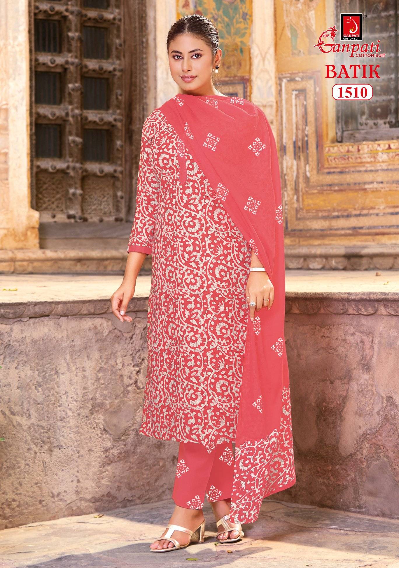 Ganpati Batik Pant Vol 15 Pure Cotton Dress Material Wholesale 15 Pcs Catalog