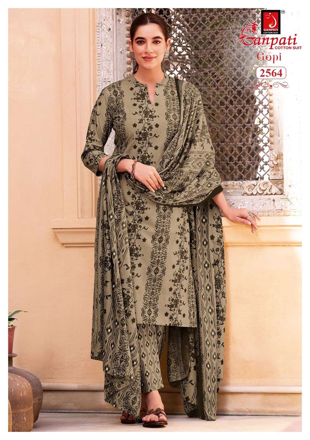 Ganpati Gopi Vol 16 Pure Cotton Dress Material With Price 12 Pcs Catalog