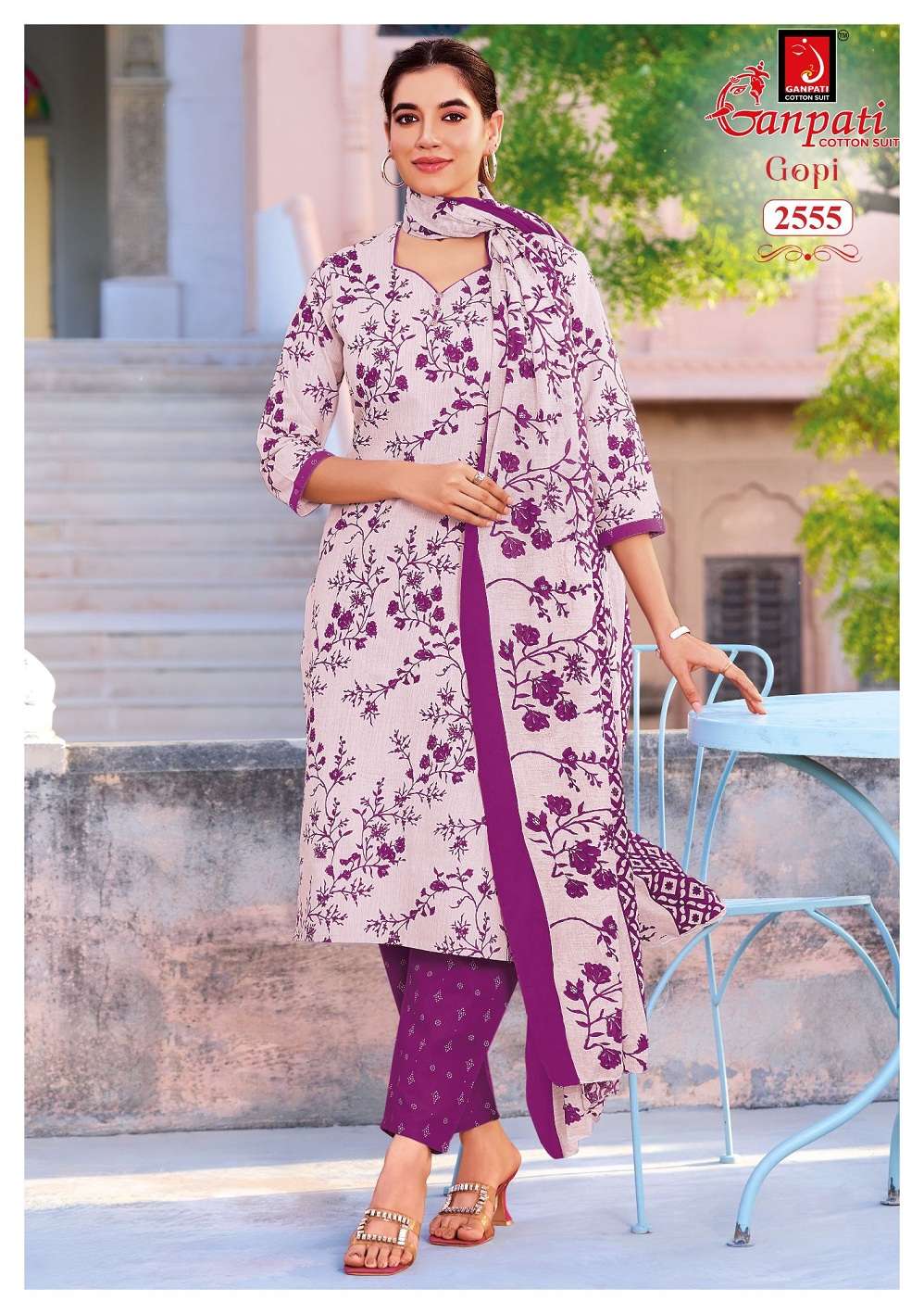 Ganpati Gopi Vol 16 Pure Cotton Dress Material With Price 12 Pcs Catalog