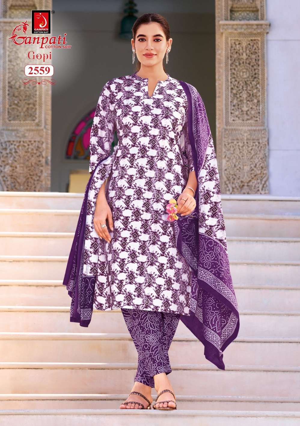 Ganpati Gopi Vol 16 Pure Cotton Dress Material With Price 12 Pcs Catalog