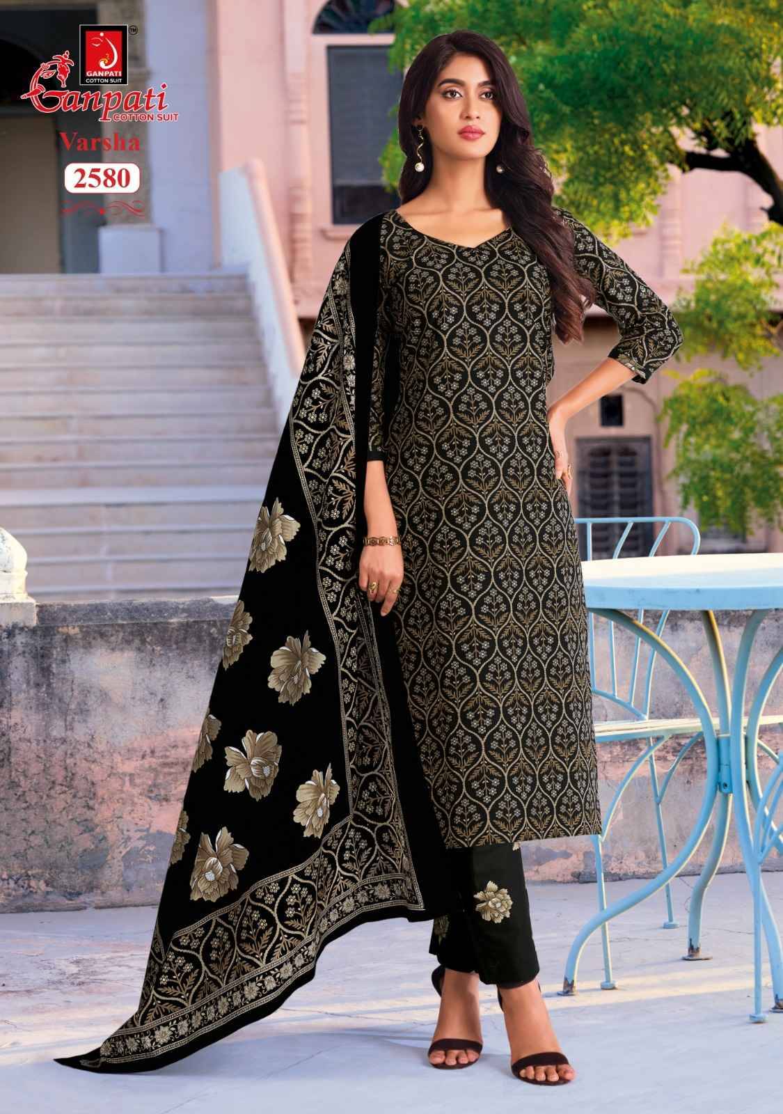 Ganpati Varsha Vol 16 Cotton Dress Material 12 pcs Catalog | Wholesale Market Surat