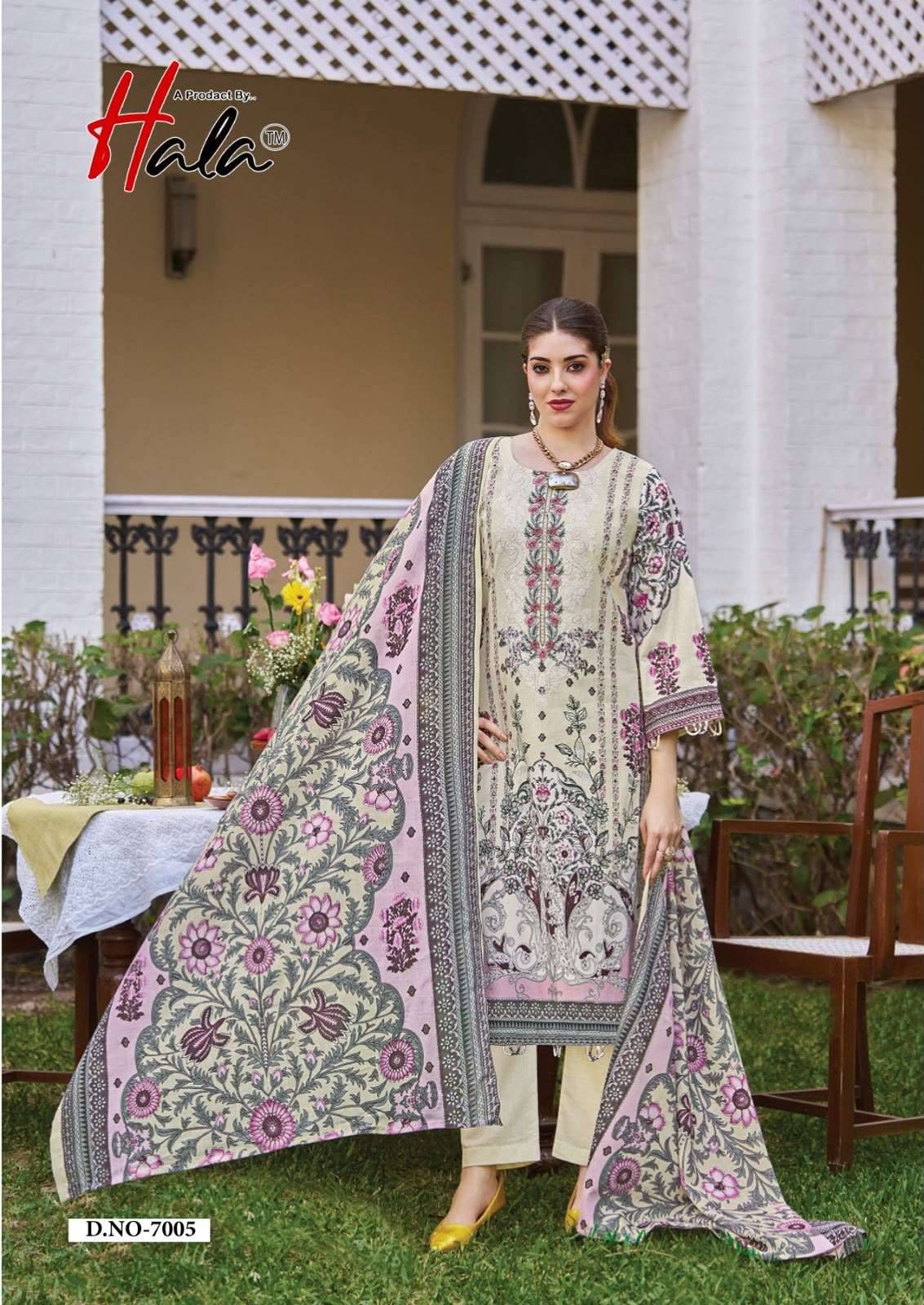 Hala Aayat Vol 7 Cotton Dress Material Wholesale Price 8 Pcs Catalog