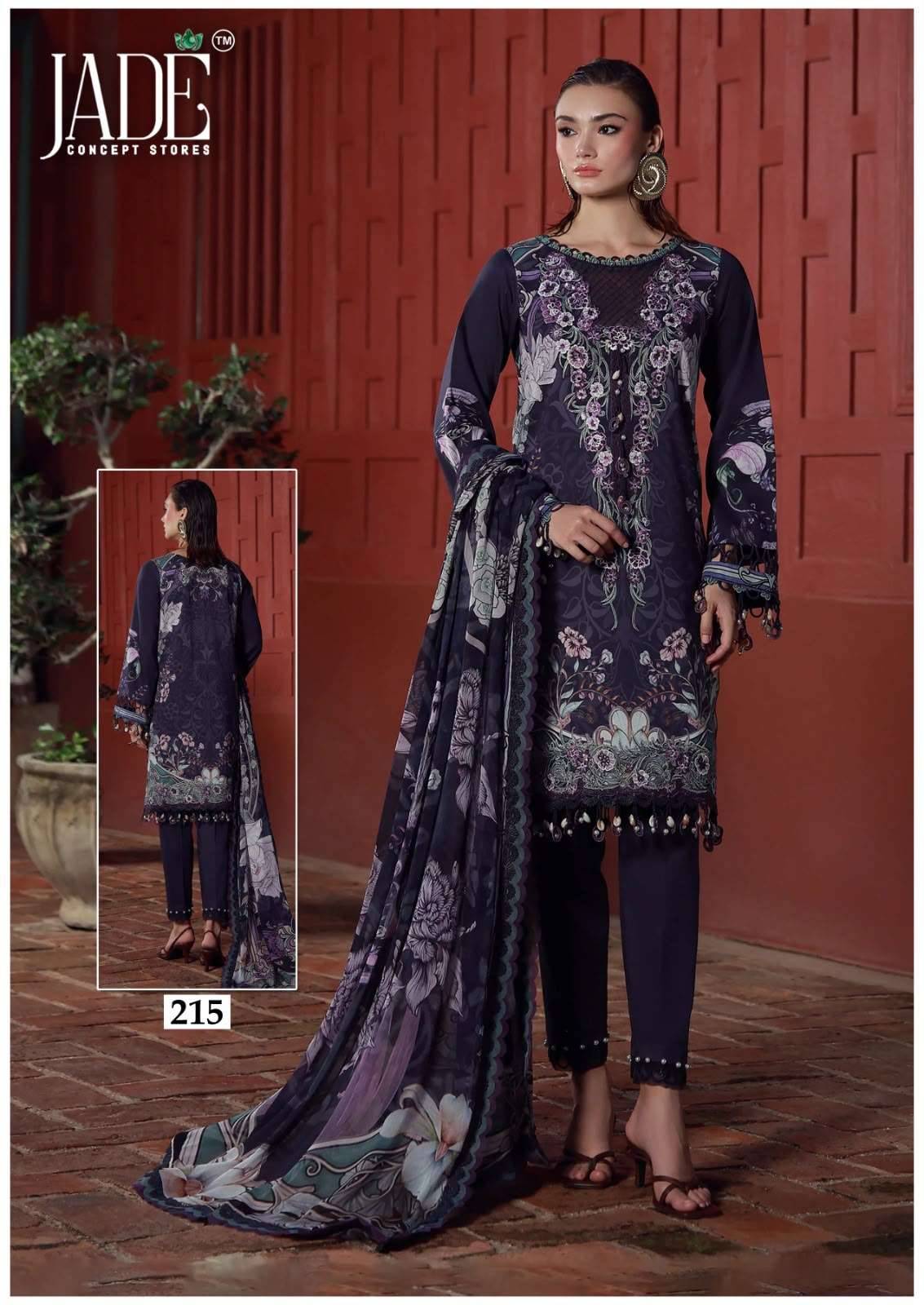 Jade Chevron Vol 22 Pure Cotton Pakistani Dress Material 6 Pcs Catalog