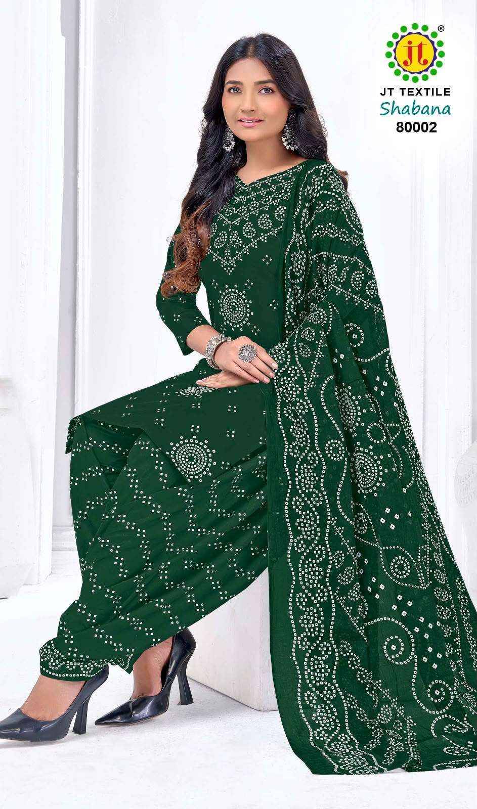 Jt Shabana Vol 80 Cotton Salwar Suits 10 pcs Catalog