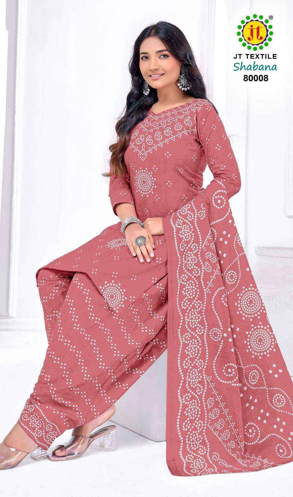 Jt Shabana Vol 80 Cotton Salwar Suits 10 pcs Catalog