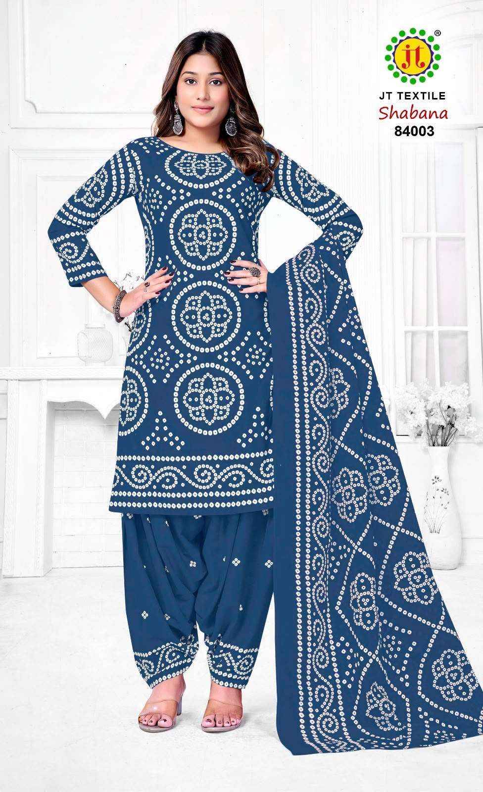 Jt Shabana Vol 84 Cotton Salwar Suit _ Surat Wholesalers 10 Pcs Catalog 