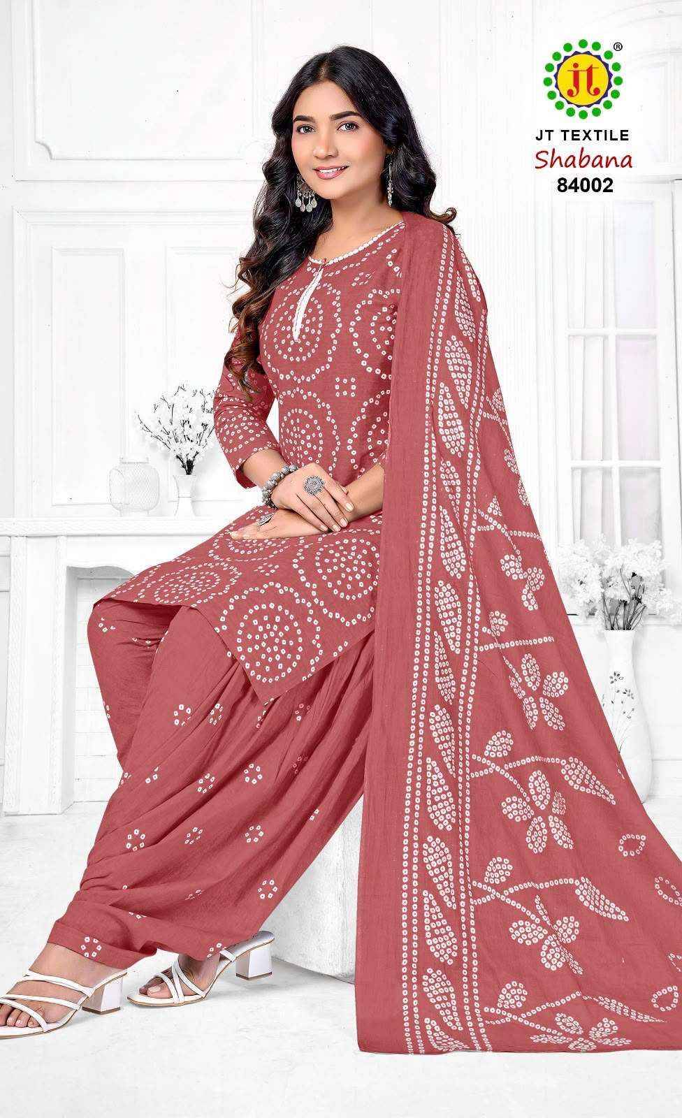 Jt Shabana Vol 84 Cotton Salwar Suit _ Surat Wholesalers 10 Pcs Catalog 