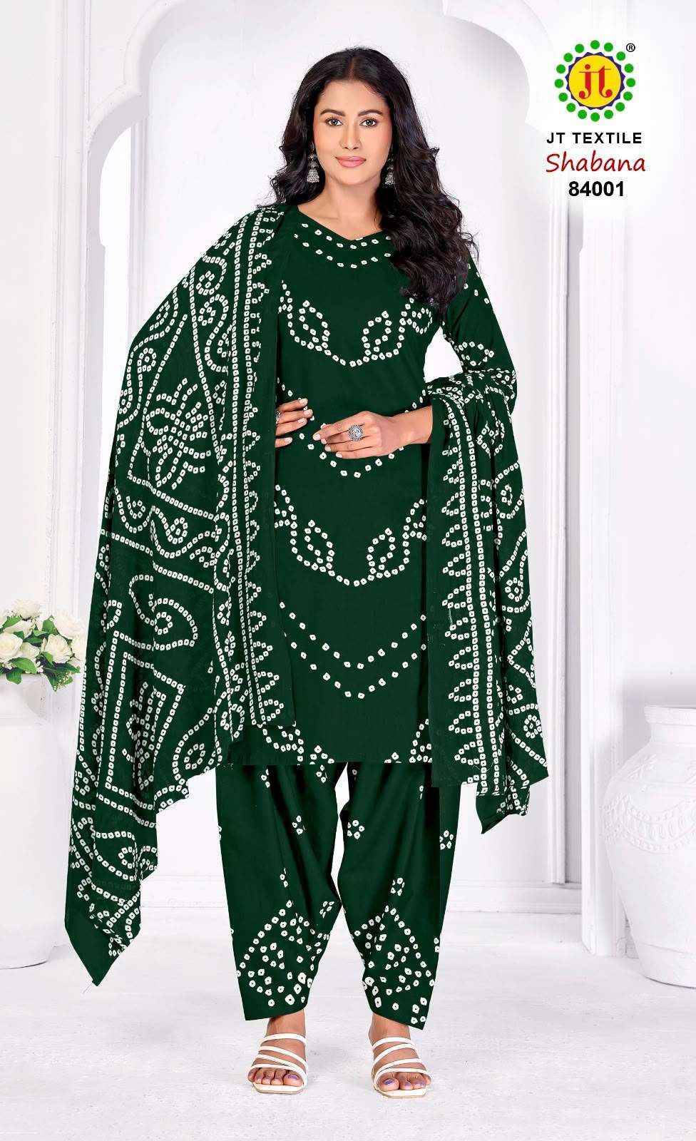 Jt Shabana Vol 84 Cotton Salwar Suit _ Surat Wholesalers 10 Pcs Catalog 