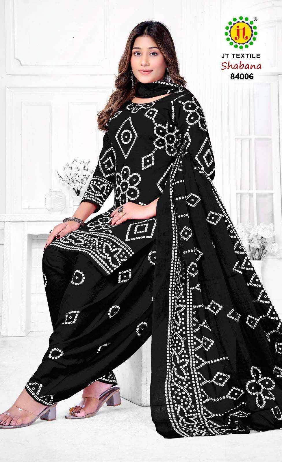 Jt Shabana Vol 84 Cotton Salwar Suit _ Surat Wholesalers 10 Pcs Catalog 