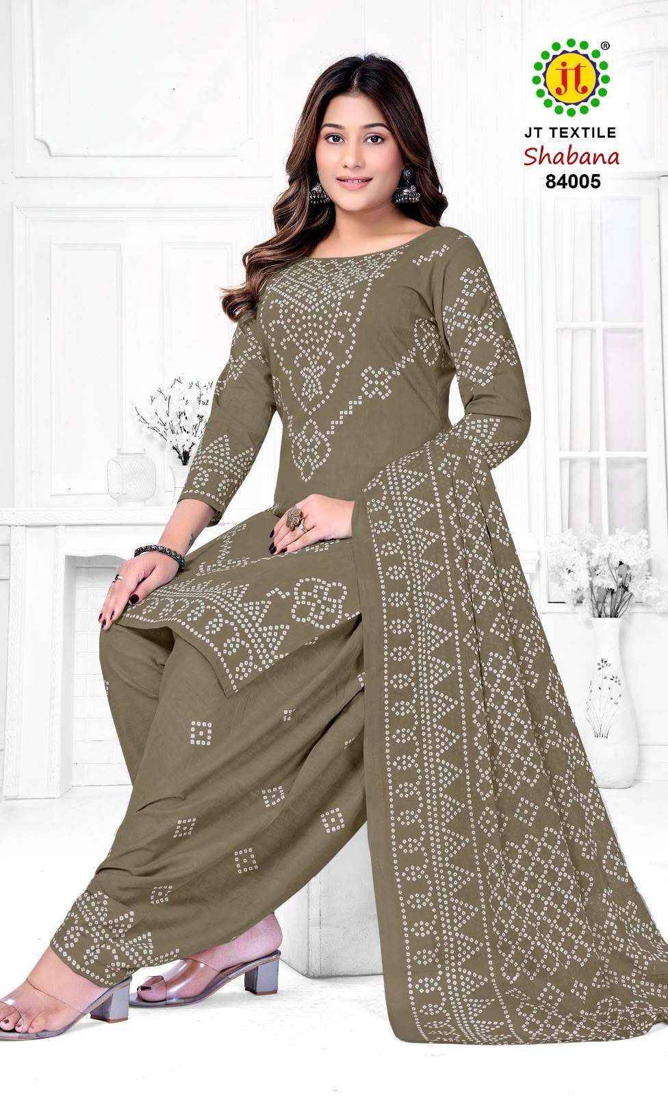 Jt Shabana Vol 84 Cotton Salwar Suit _ Surat Wholesalers 10 Pcs Catalog 