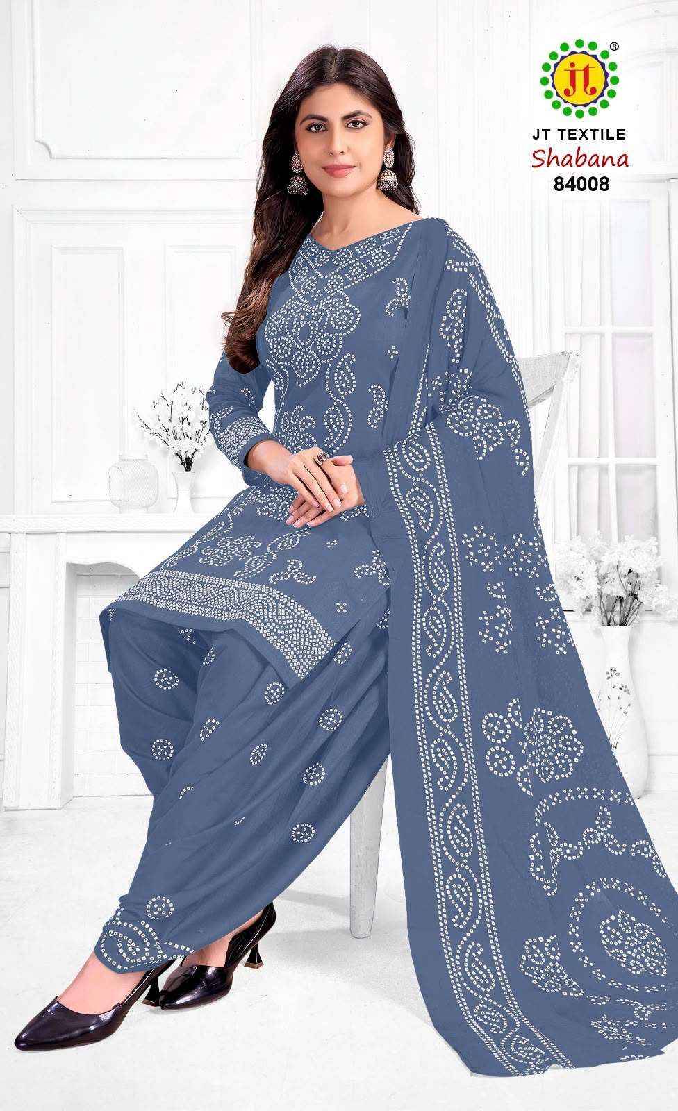 Jt Shabana Vol 84 Cotton Salwar Suit _ Surat Wholesalers 10 Pcs Catalog 