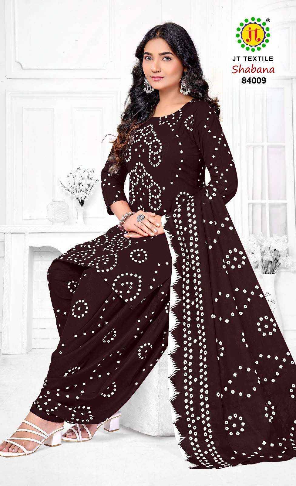 Jt Shabana Vol 84 Cotton Salwar Suit _ Surat Wholesalers 10 Pcs Catalog 