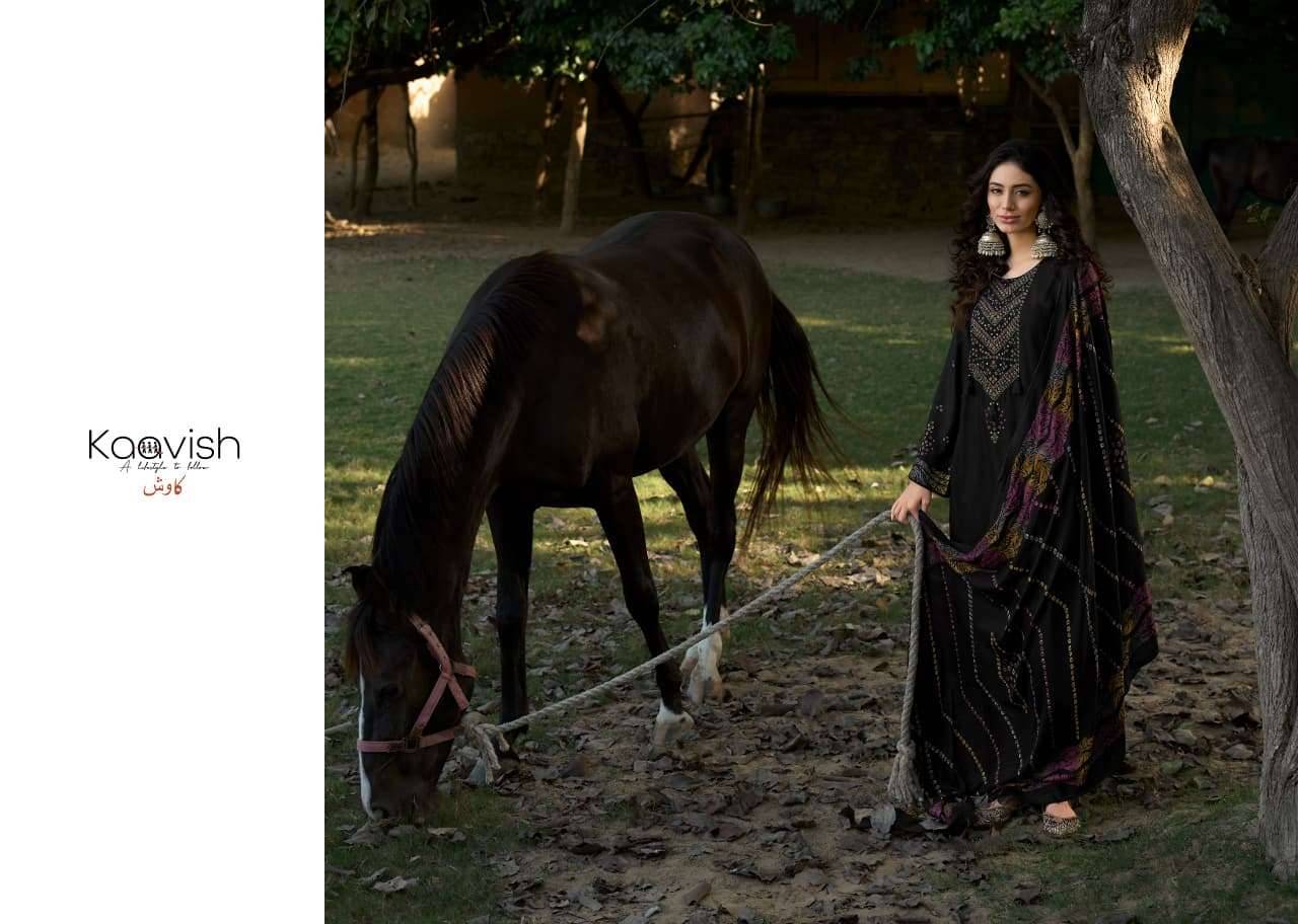 Kaavish Gazal Winter Pashmina Dress Material Latest Collection 4 Pcs Catalog