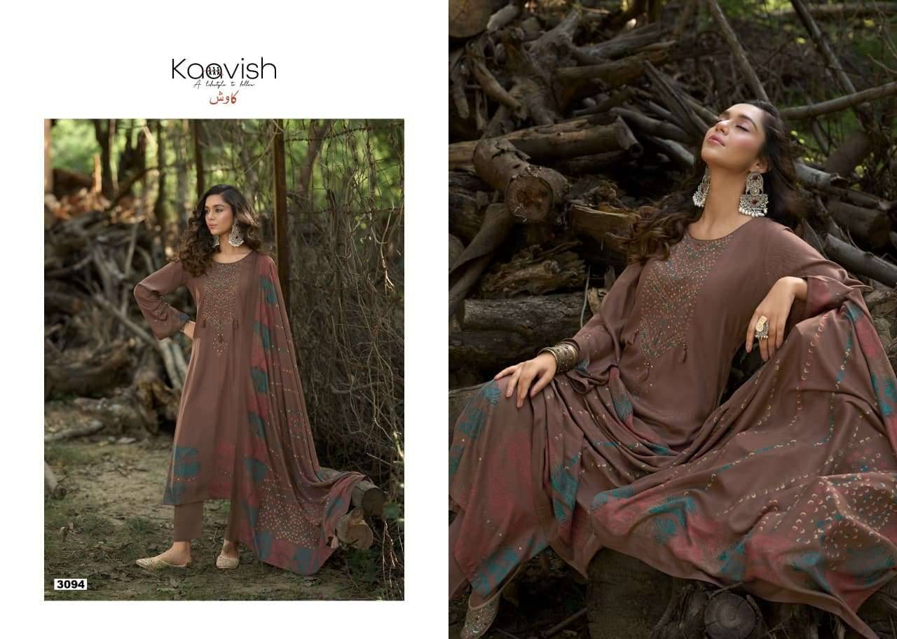 Kaavish Gazal Winter Pashmina Dress Material Latest Collection 4 Pcs Catalog