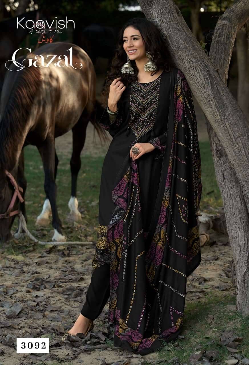 Kaavish Gazal Winter Pashmina Dress Material Latest Collection 4 Pcs Catalog