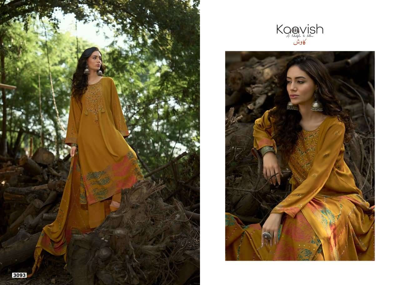 Kaavish Gazal Winter Pashmina Dress Material Latest Collection 4 Pcs Catalog