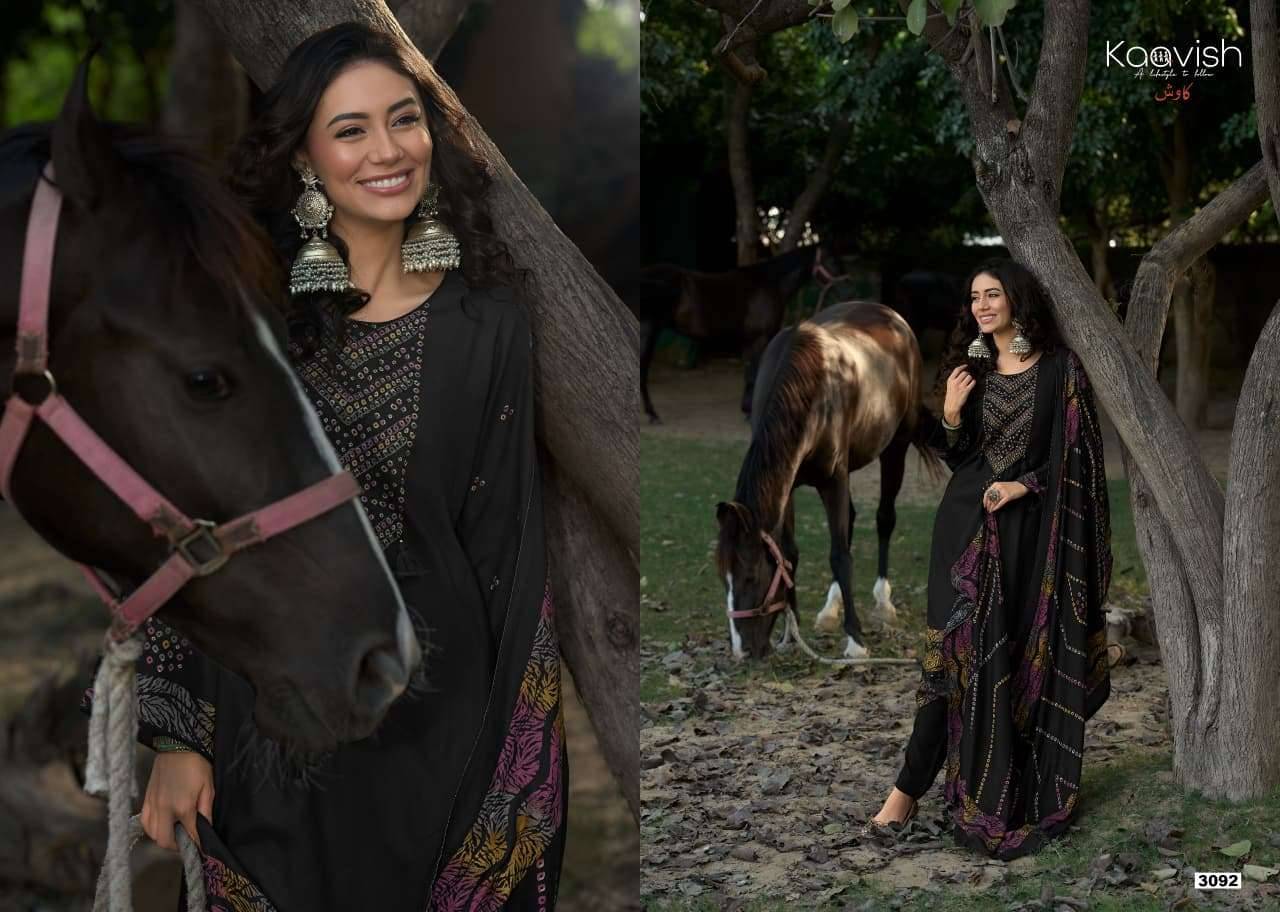 Kaavish Gazal Winter Pashmina Dress Material Latest Collection 4 Pcs Catalog