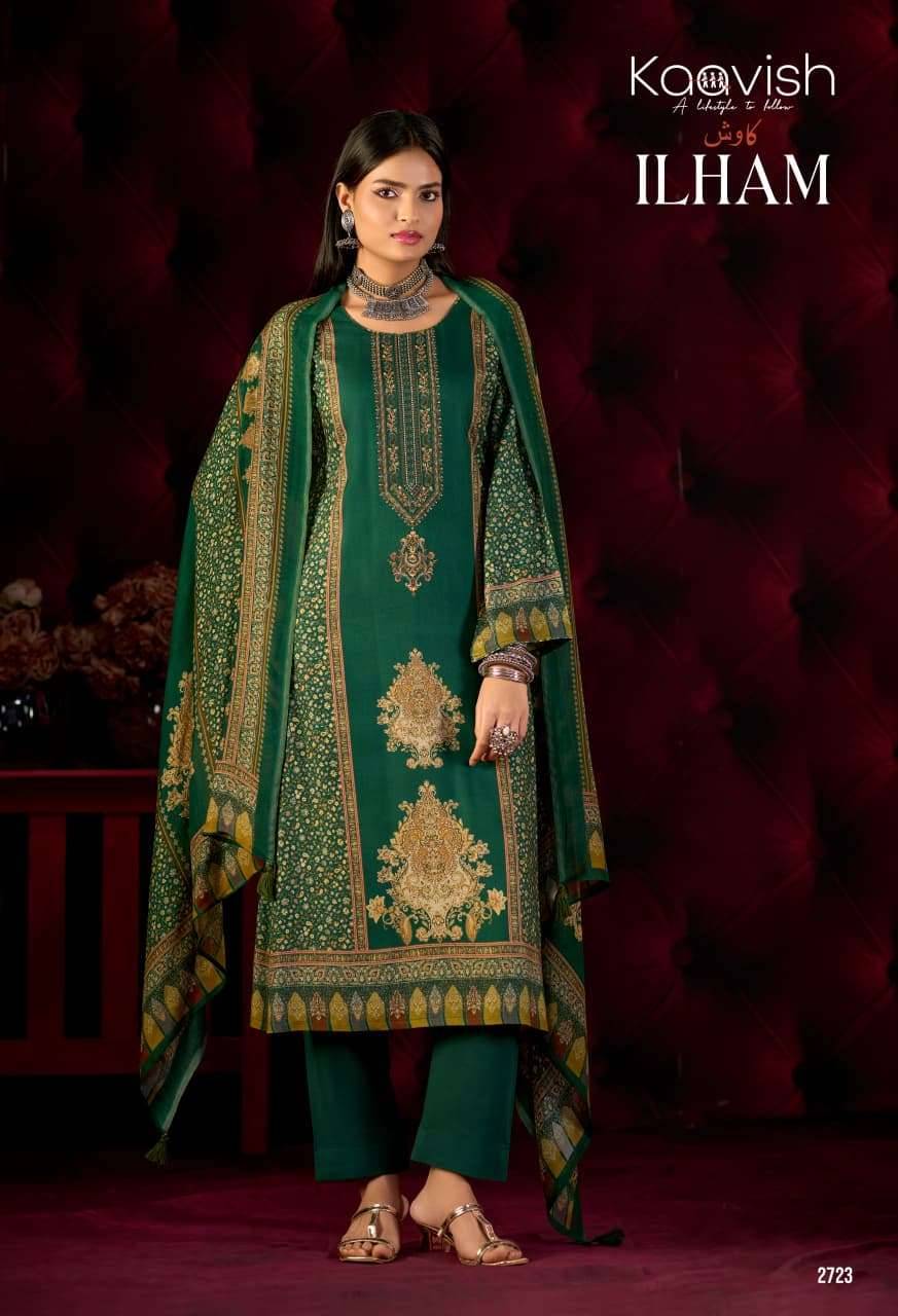 Kaavish Ilham Pure Pashmina Winter Dress Material 4 Pcs Catalog