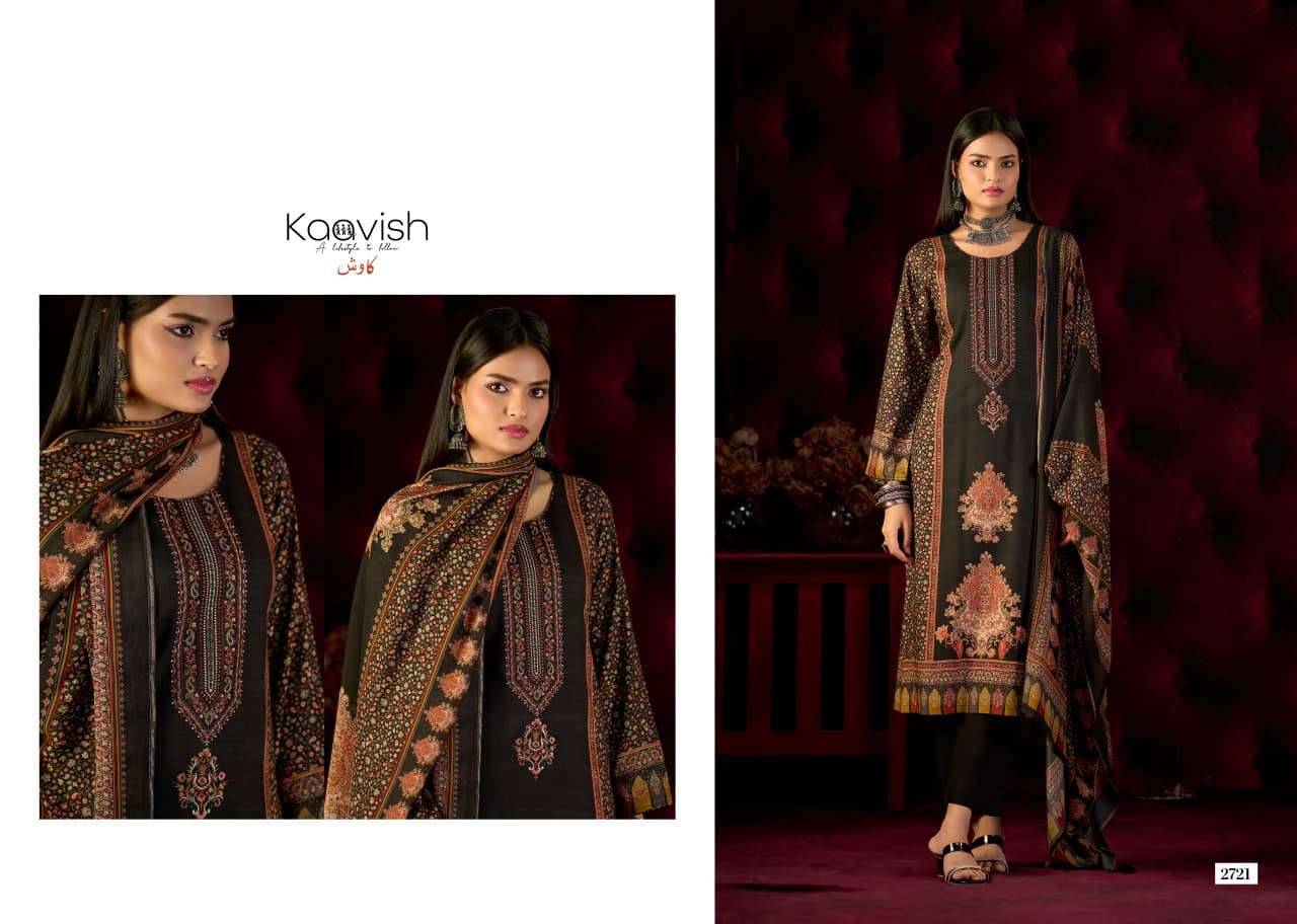 Kaavish Ilham Pure Pashmina Winter Dress Material 4 Pcs Catalog
