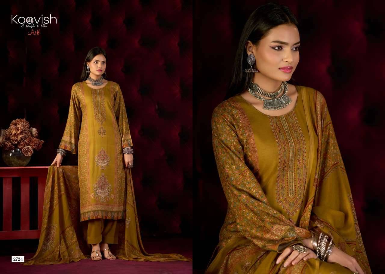 Kaavish Ilham Pure Pashmina Winter Dress Material 4 Pcs Catalog