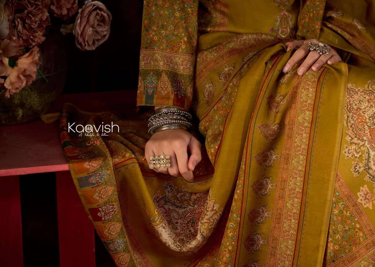 Kaavish Ilham Pure Pashmina Winter Dress Material 4 Pcs Catalog