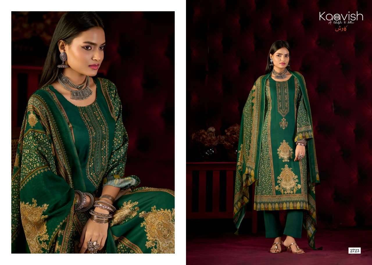 Kaavish Ilham Pure Pashmina Winter Dress Material 4 Pcs Catalog
