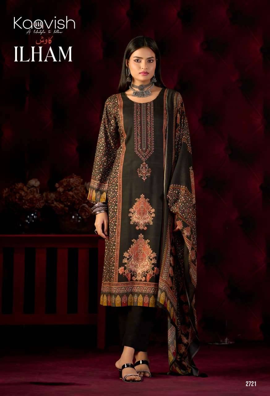 Kaavish Ilham Pure Pashmina Winter Dress Material 4 Pcs Catalog
