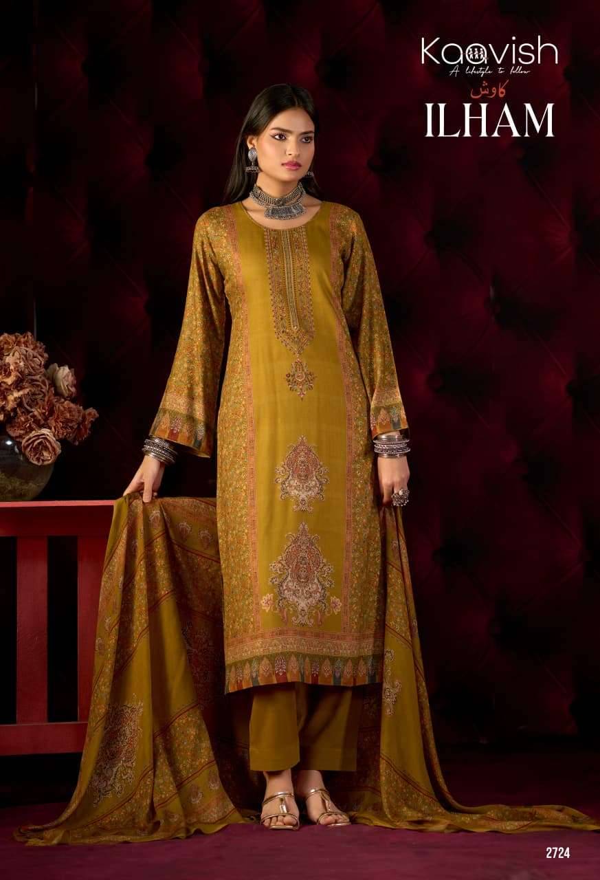 Kaavish Ilham Pure Pashmina Winter Dress Material 4 Pcs Catalog