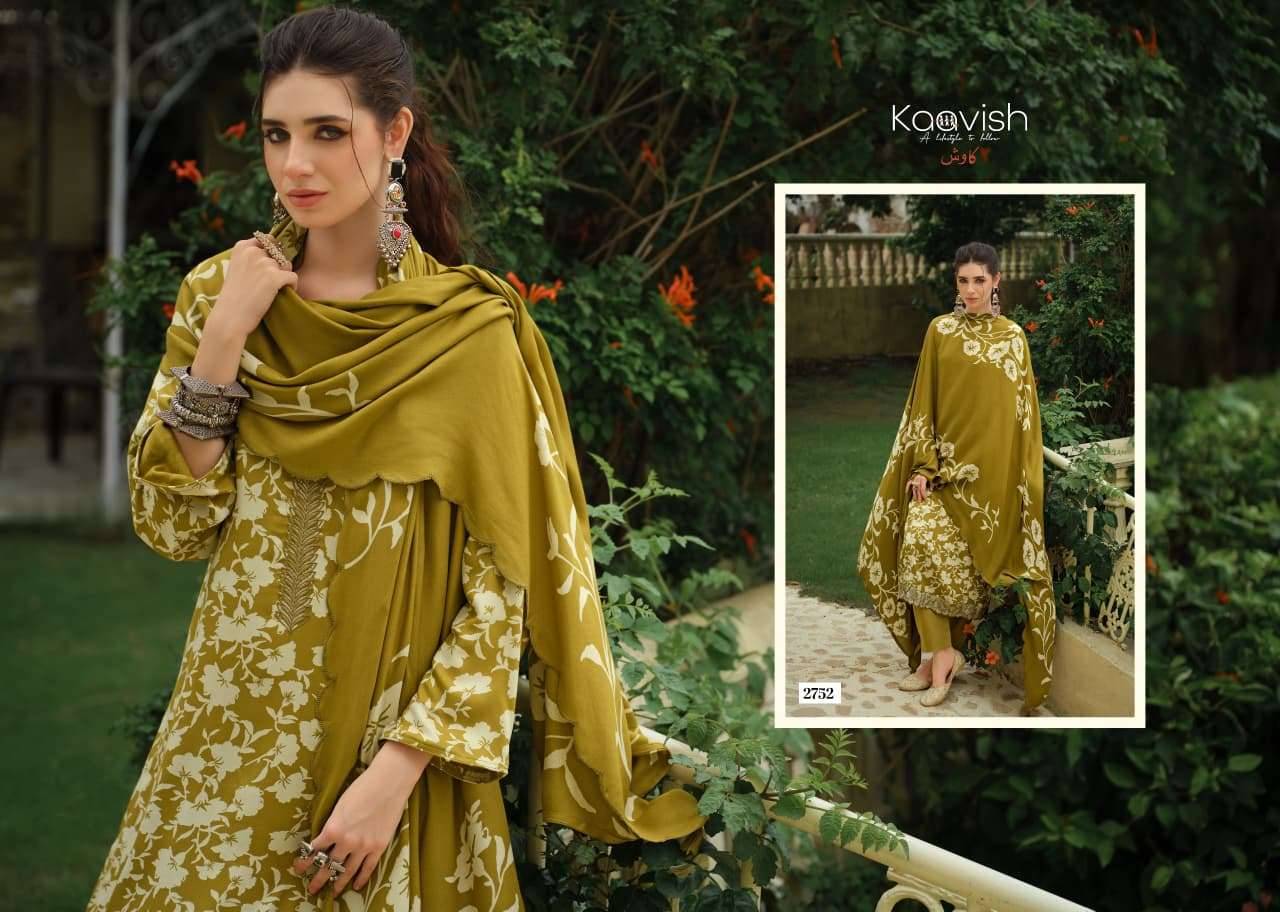Kaavish Jahaan Pashmina Salwar Suit 4 Pcs Catalog | Wholesale Textiles Direct from Surat