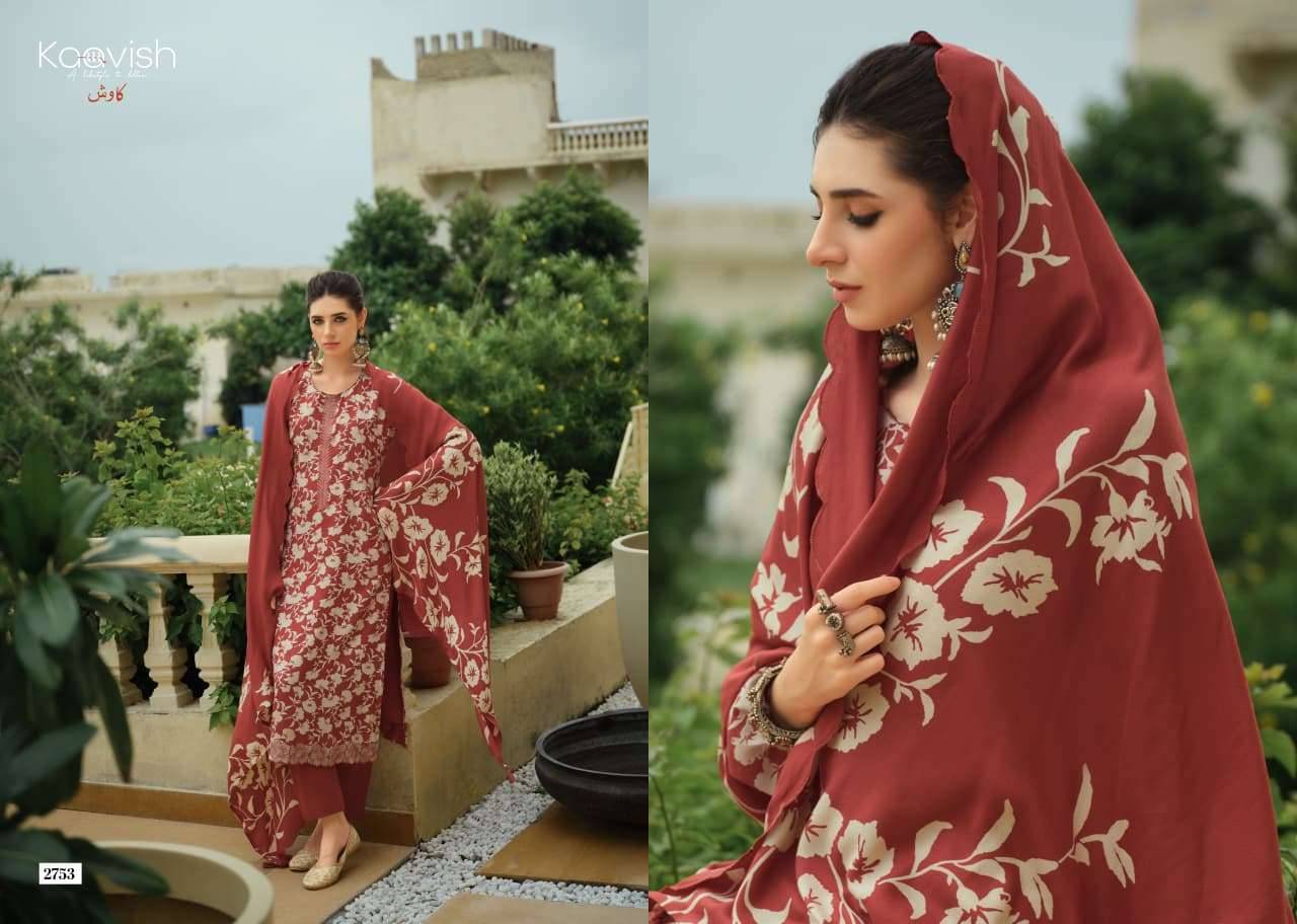 Kaavish Jahaan Pashmina Salwar Suit 4 Pcs Catalog | Wholesale Textiles Direct from Surat