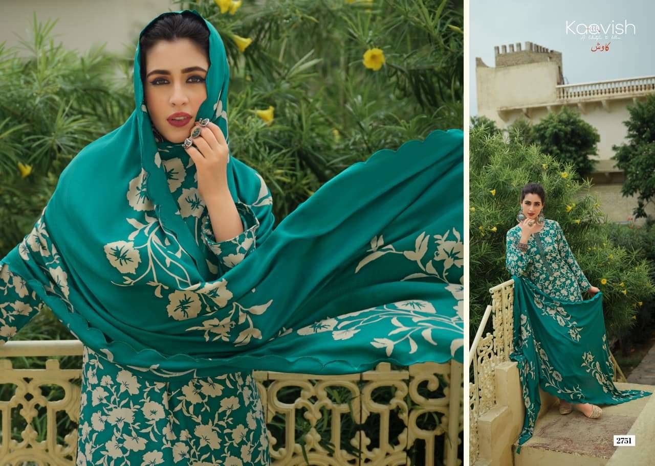 Kaavish Jahaan Pashmina Salwar Suit 4 Pcs Catalog | Wholesale Textiles Direct from Surat