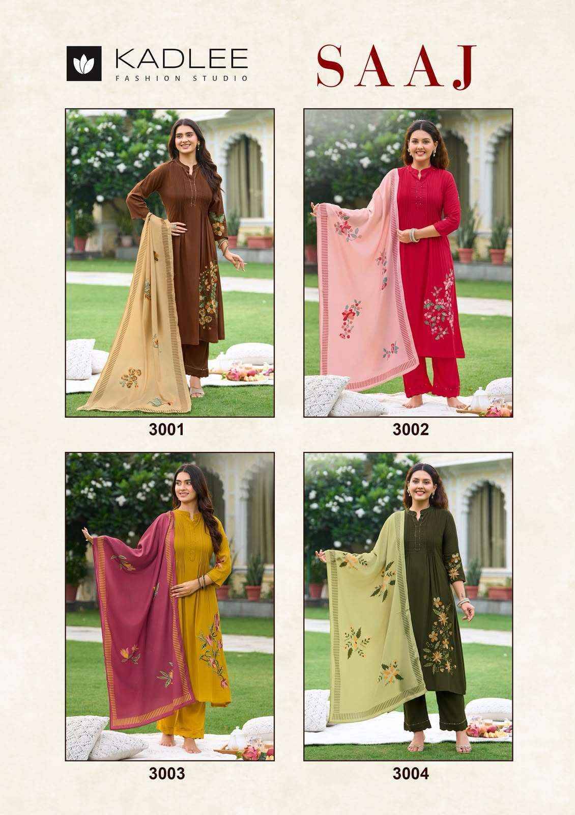 Kadlee Saaj Rayon Kurti Combo 4 pcs Catalog | Wholesale Market Surat