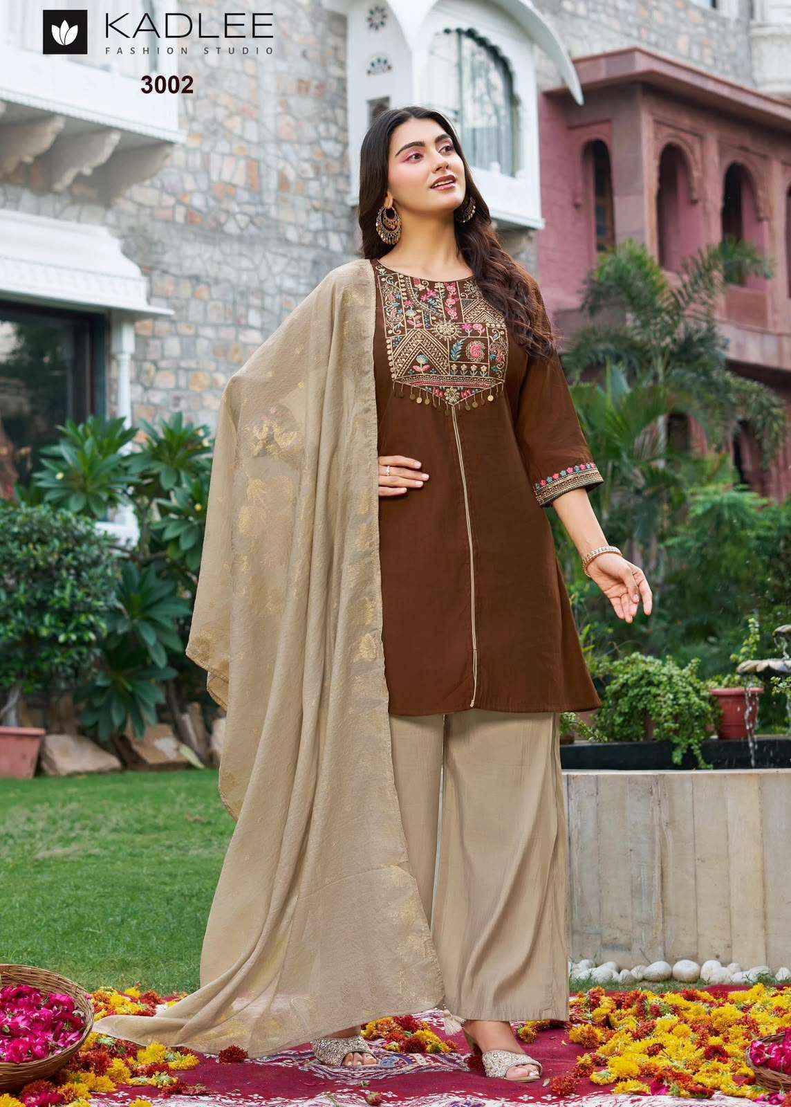 Kadlee Tarnika Roman Silk Kurti Combo Set _ Surat Wholesale Market 4 Pcs Catalog 