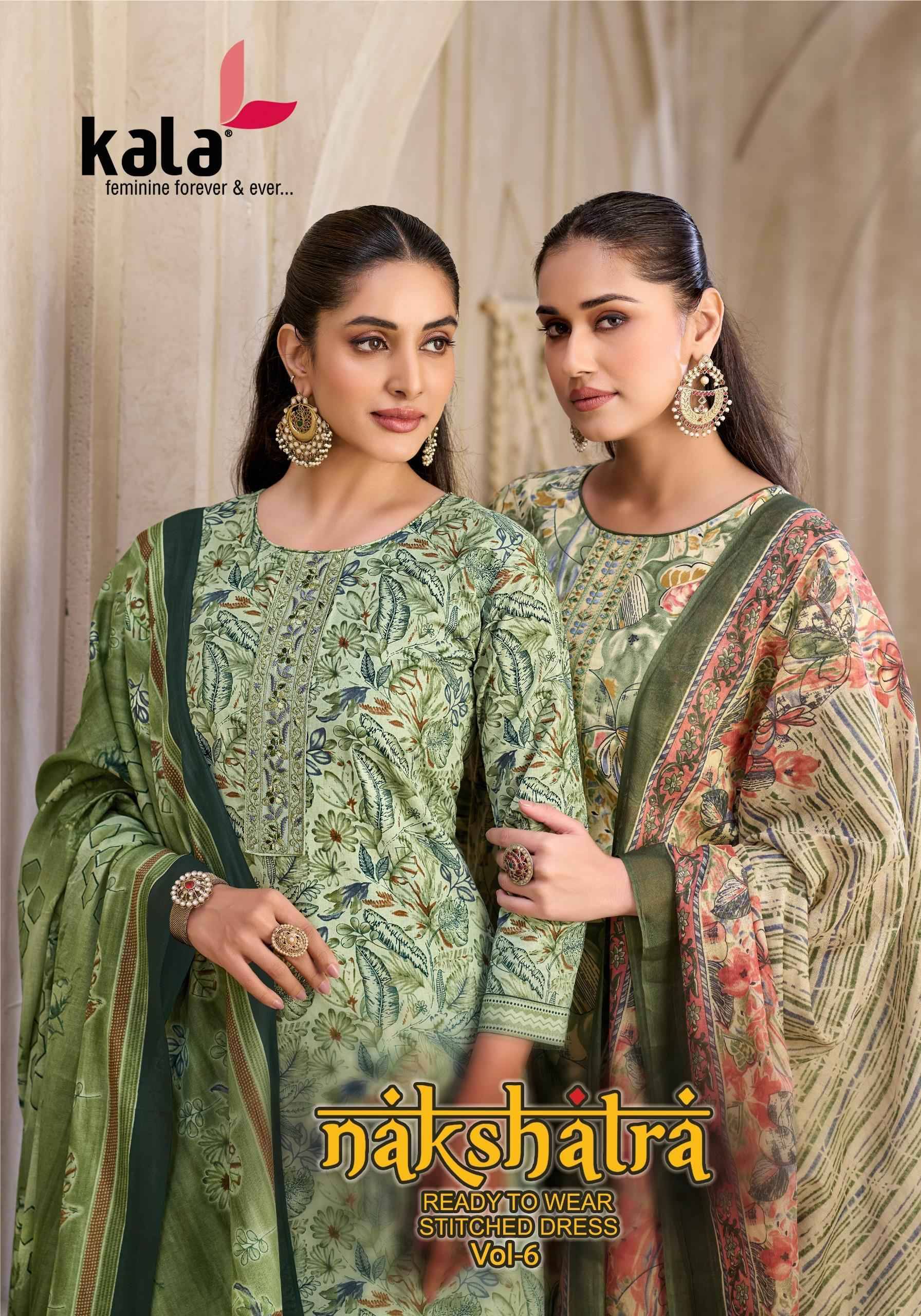 Kala Nakshatra Vol 6 Cotton Readymade Dress 12 pcs Catalog | Wholesale Market Surat