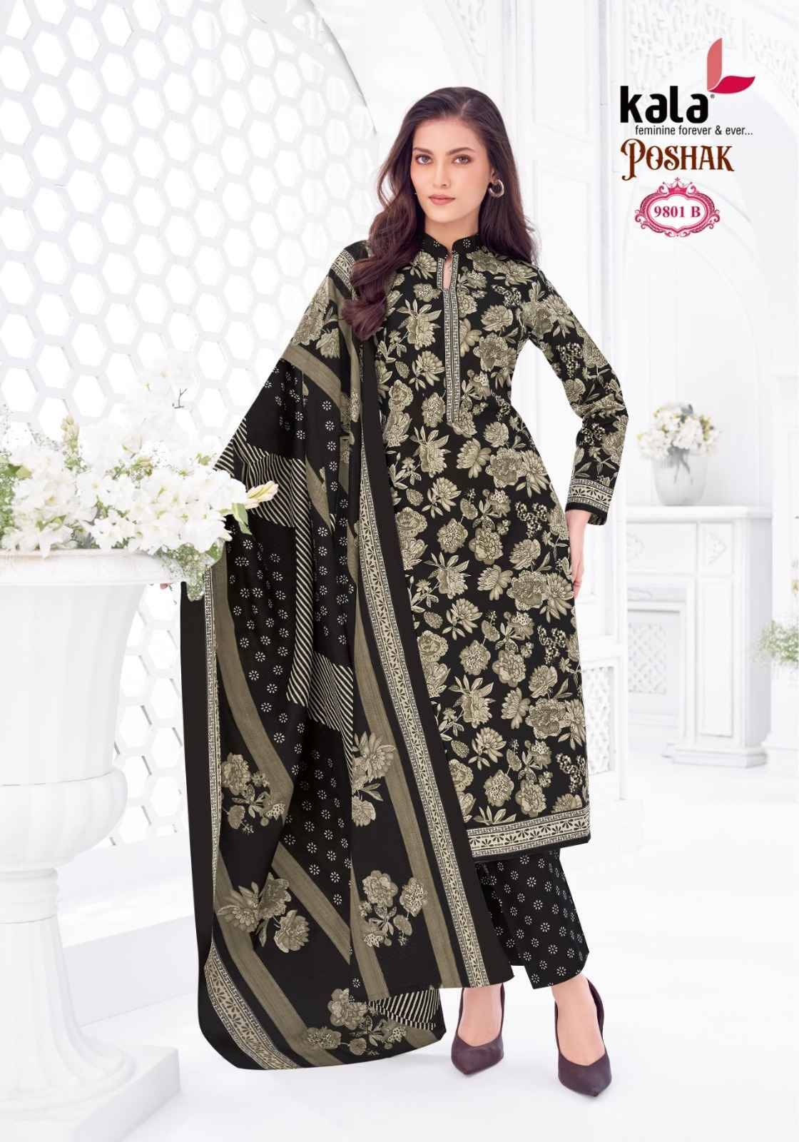 Kala Poshak Vol 5 Cotton Dress Material 8 pcs Catalog | Latest Catalog Wholesale Price